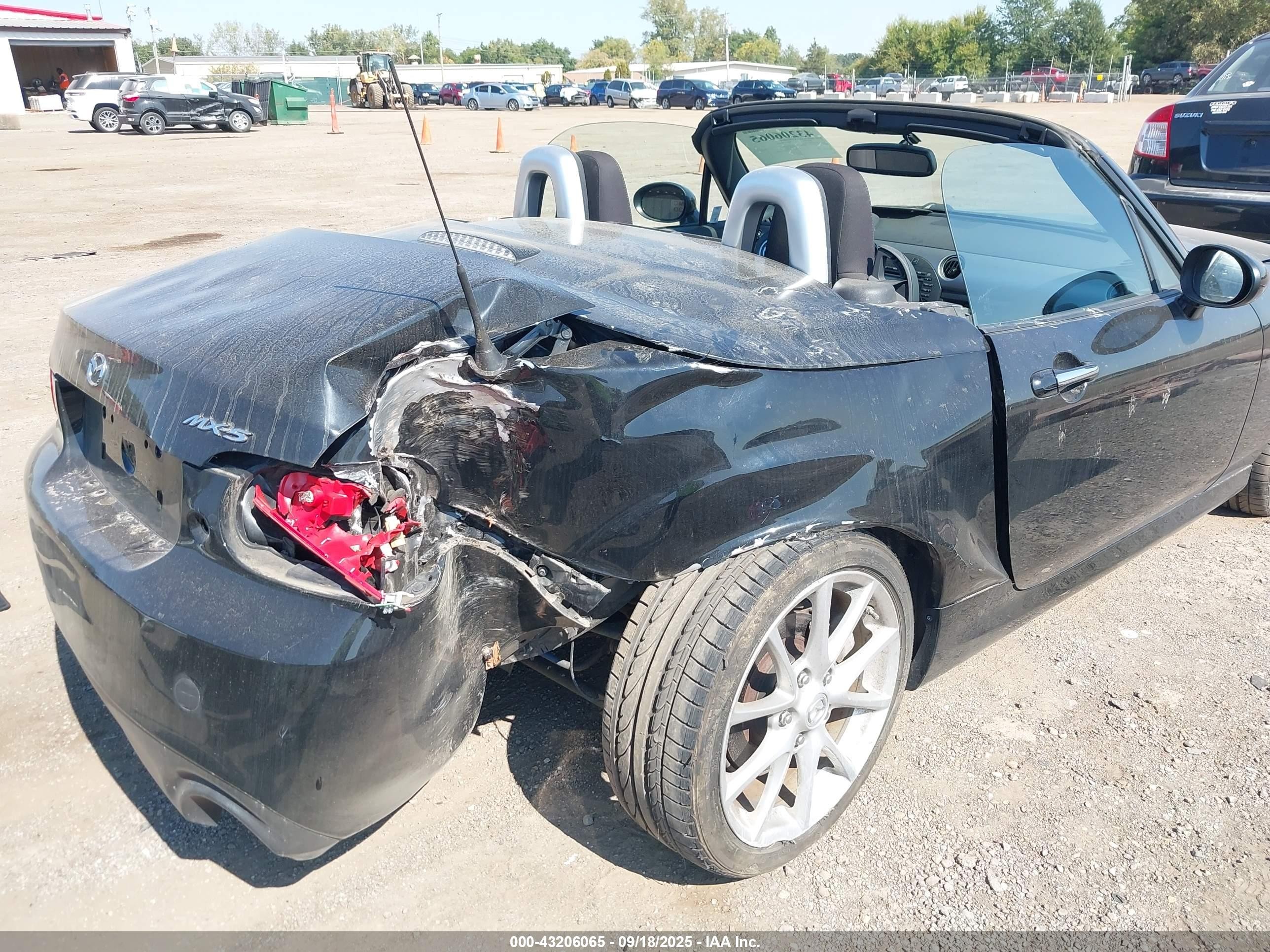 2011 Mazda Mx-5 Miata Touring Black vin: JM1NC2MF9B0219551