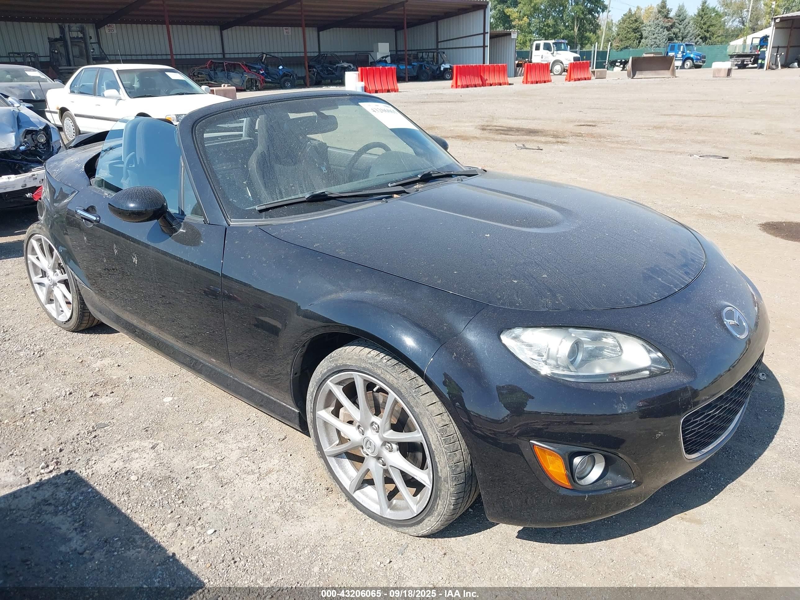 2011 Mazda Mx-5 Miata Touring Black vin: JM1NC2MF9B0219551