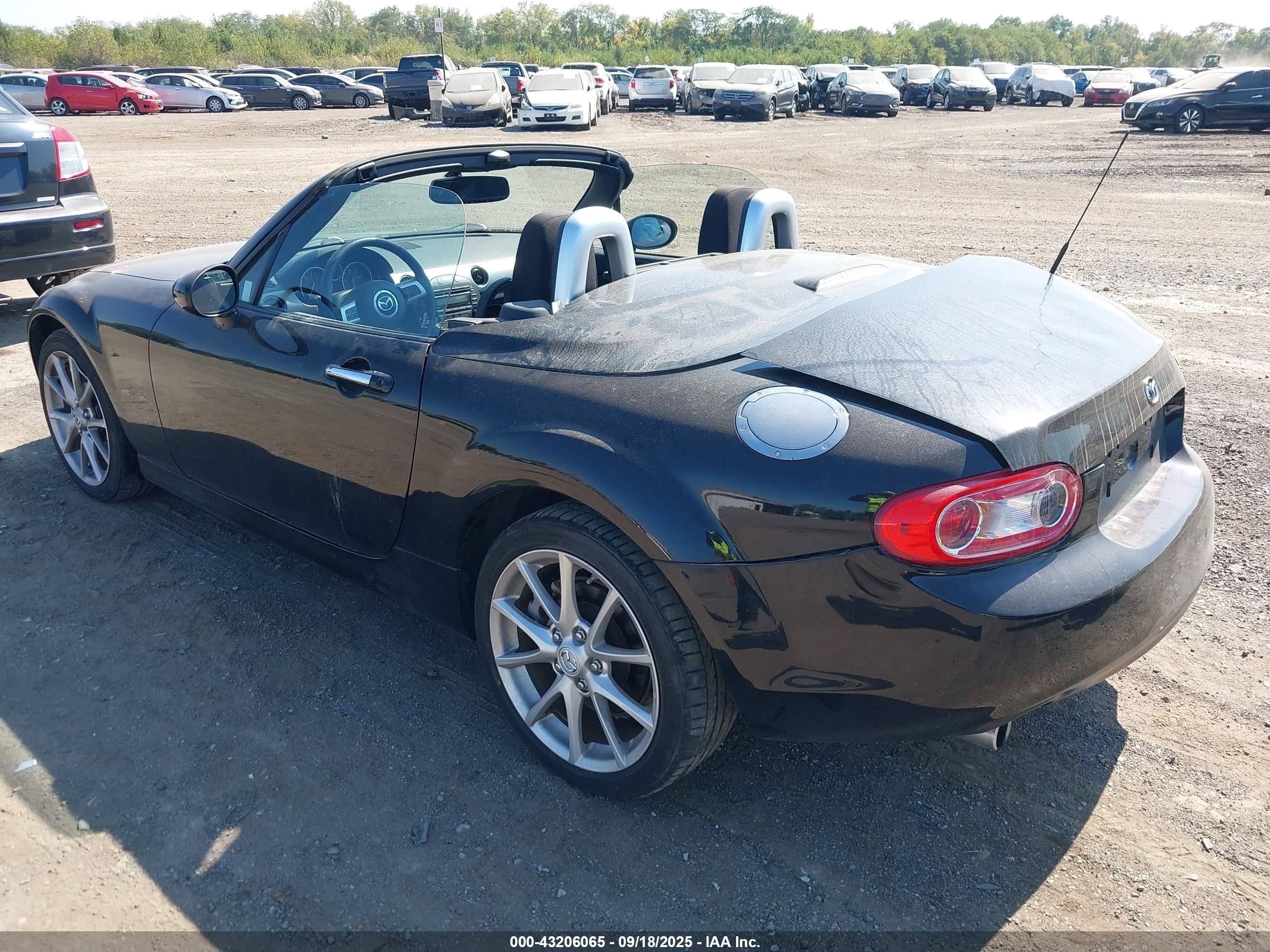 2011 Mazda Mx-5 Miata Touring Black vin: JM1NC2MF9B0219551