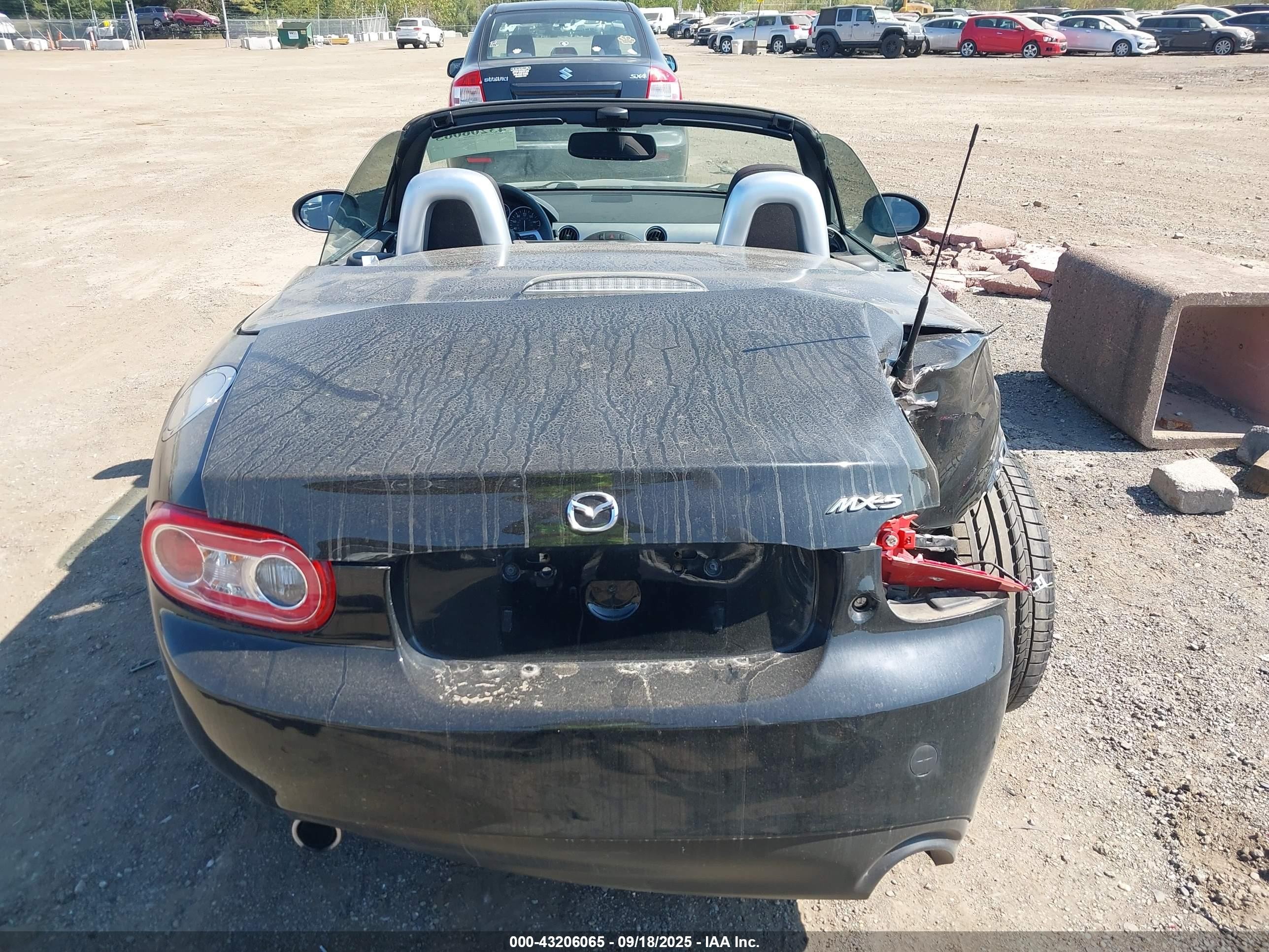 2011 Mazda Mx-5 Miata Touring Black vin: JM1NC2MF9B0219551