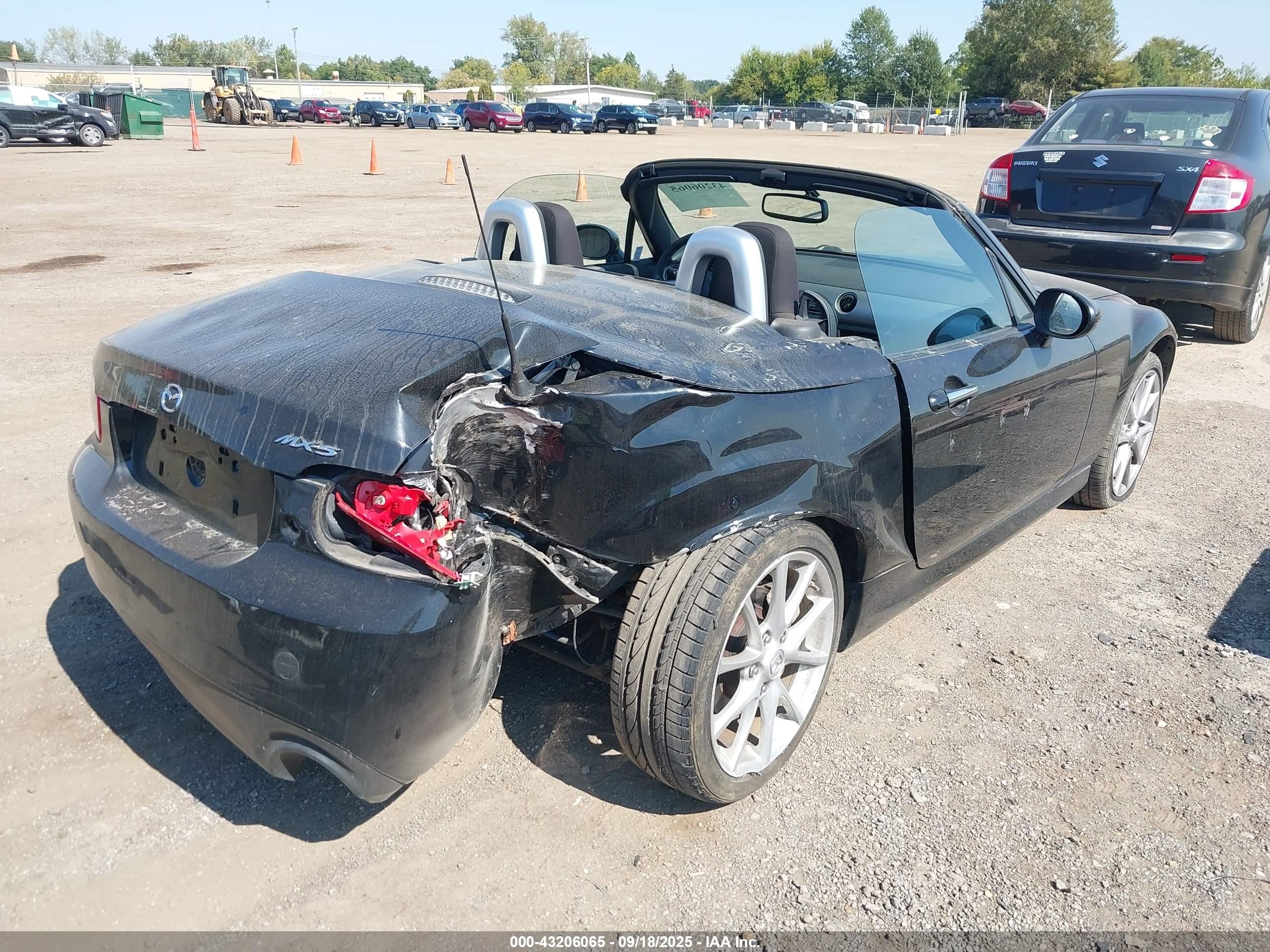 2011 Mazda Mx-5 Miata Touring Black vin: JM1NC2MF9B0219551