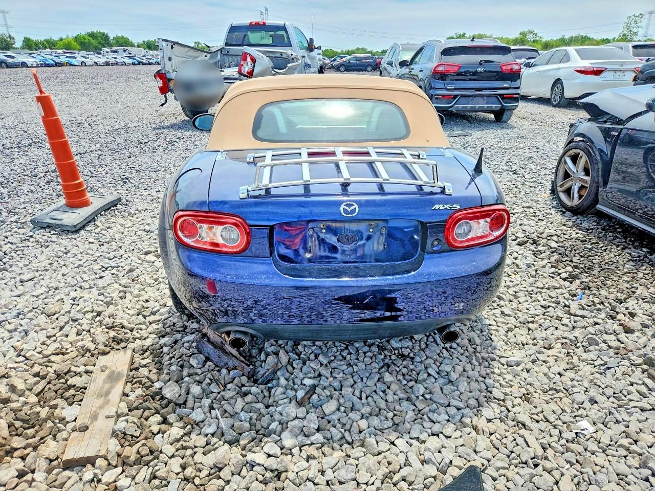 2011 Mazda Mx-5 Miata Blue vin: JM1NC2NF3B0214196