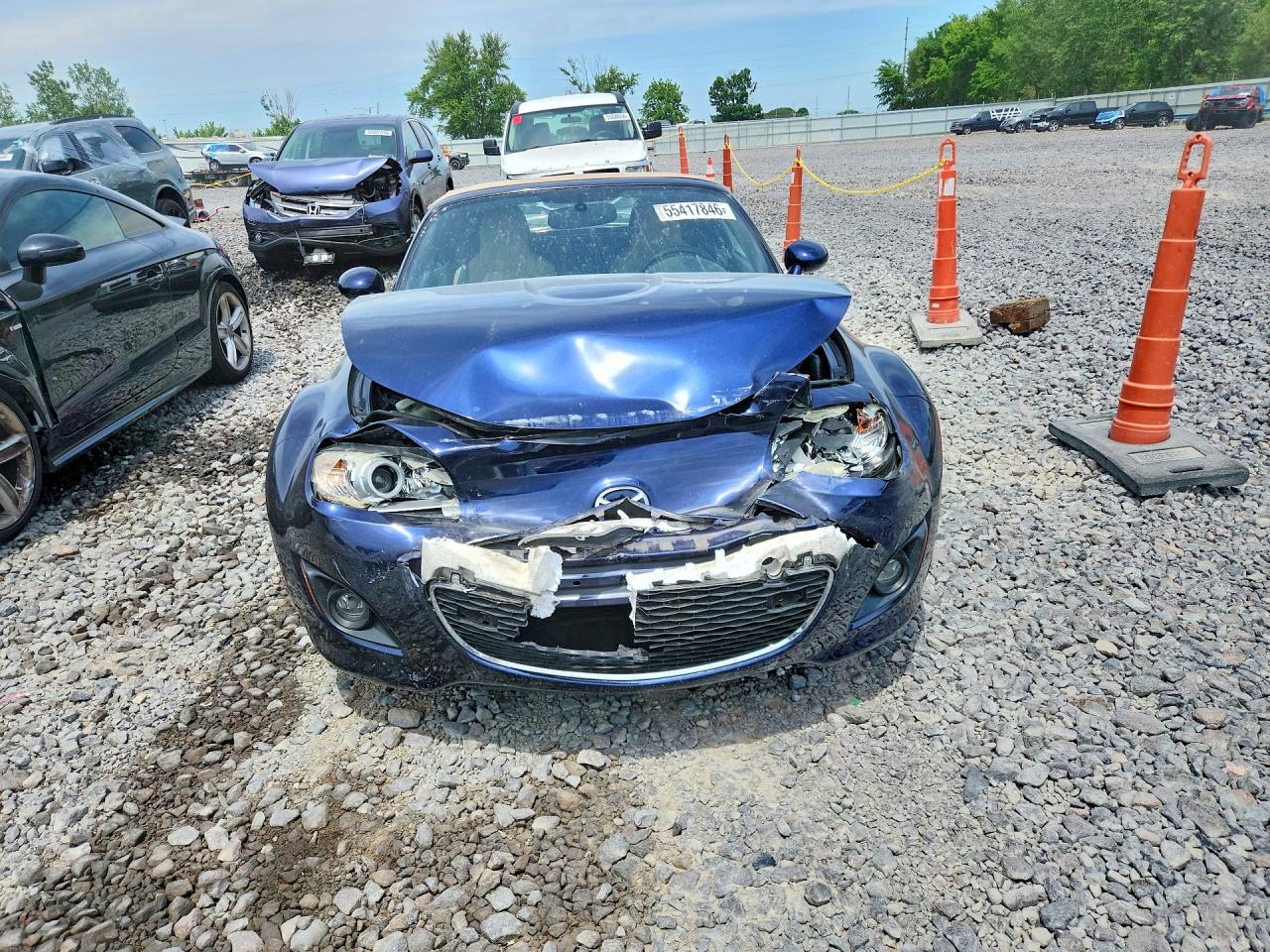 2011 Mazda Mx-5 Miata Blue vin: JM1NC2NF3B0214196