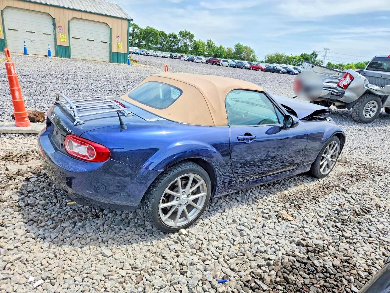 2011 Mazda Mx-5 Miata Blue vin: JM1NC2NF3B0214196
