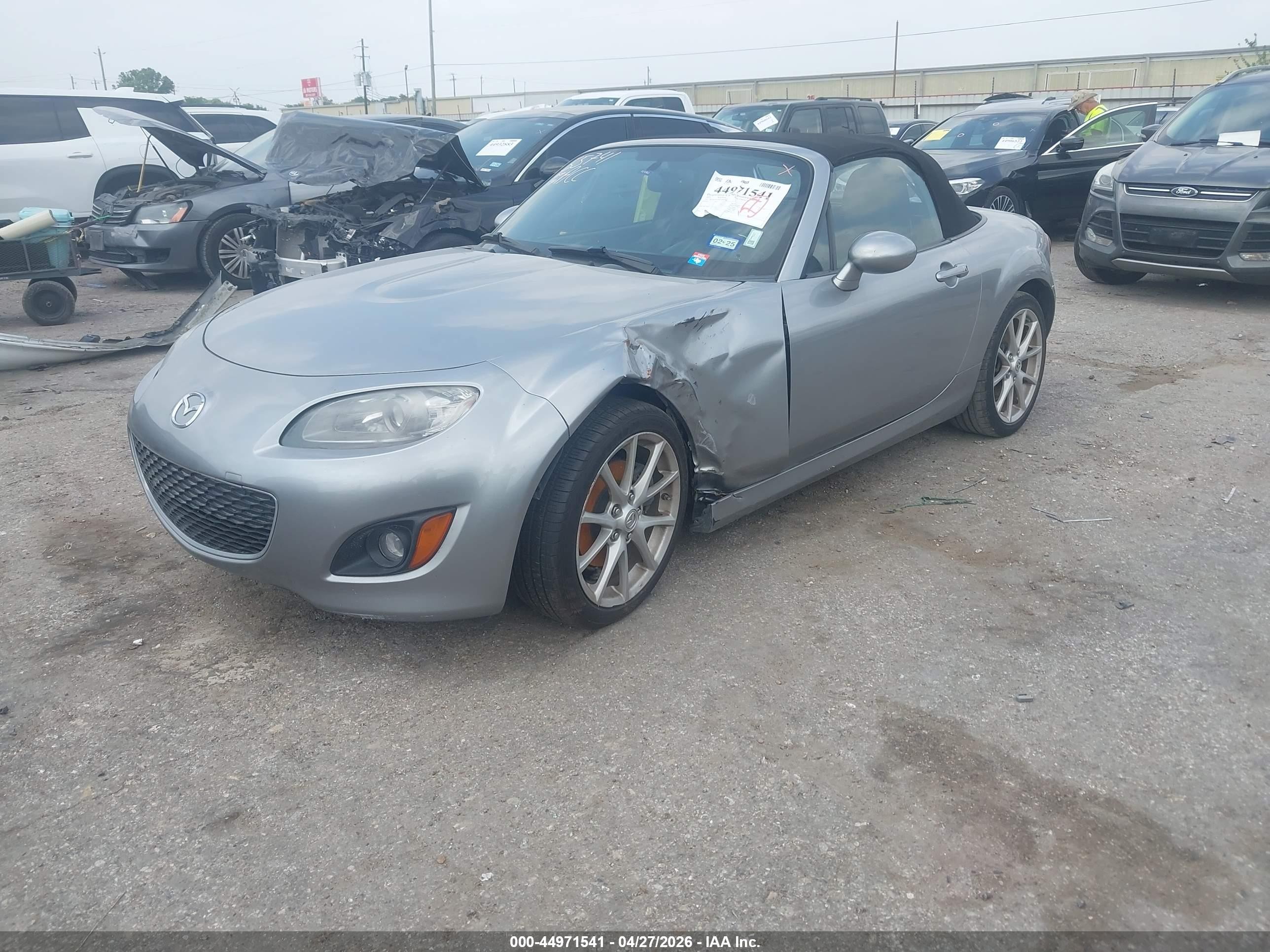 2011 Mazda Mx-5 Miata Grand Touring Silver vin: JM1NC2NF4B0218466