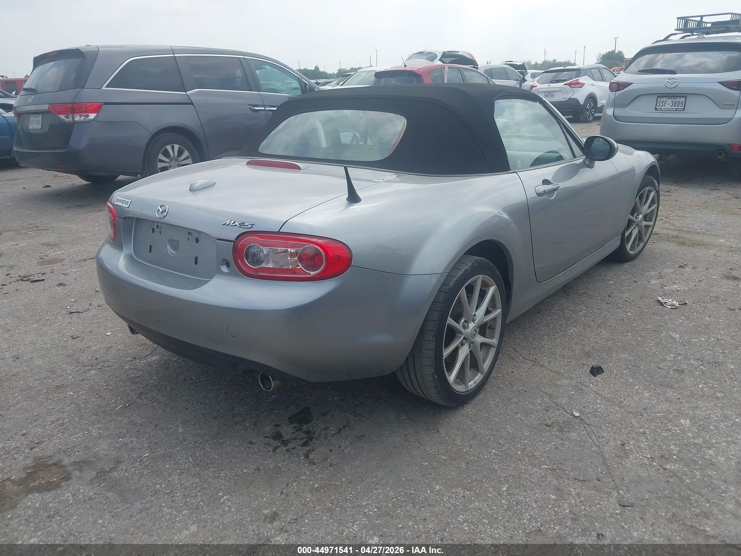 2011 Mazda Mx-5 Miata Grand Touring Silver vin: JM1NC2NF4B0218466