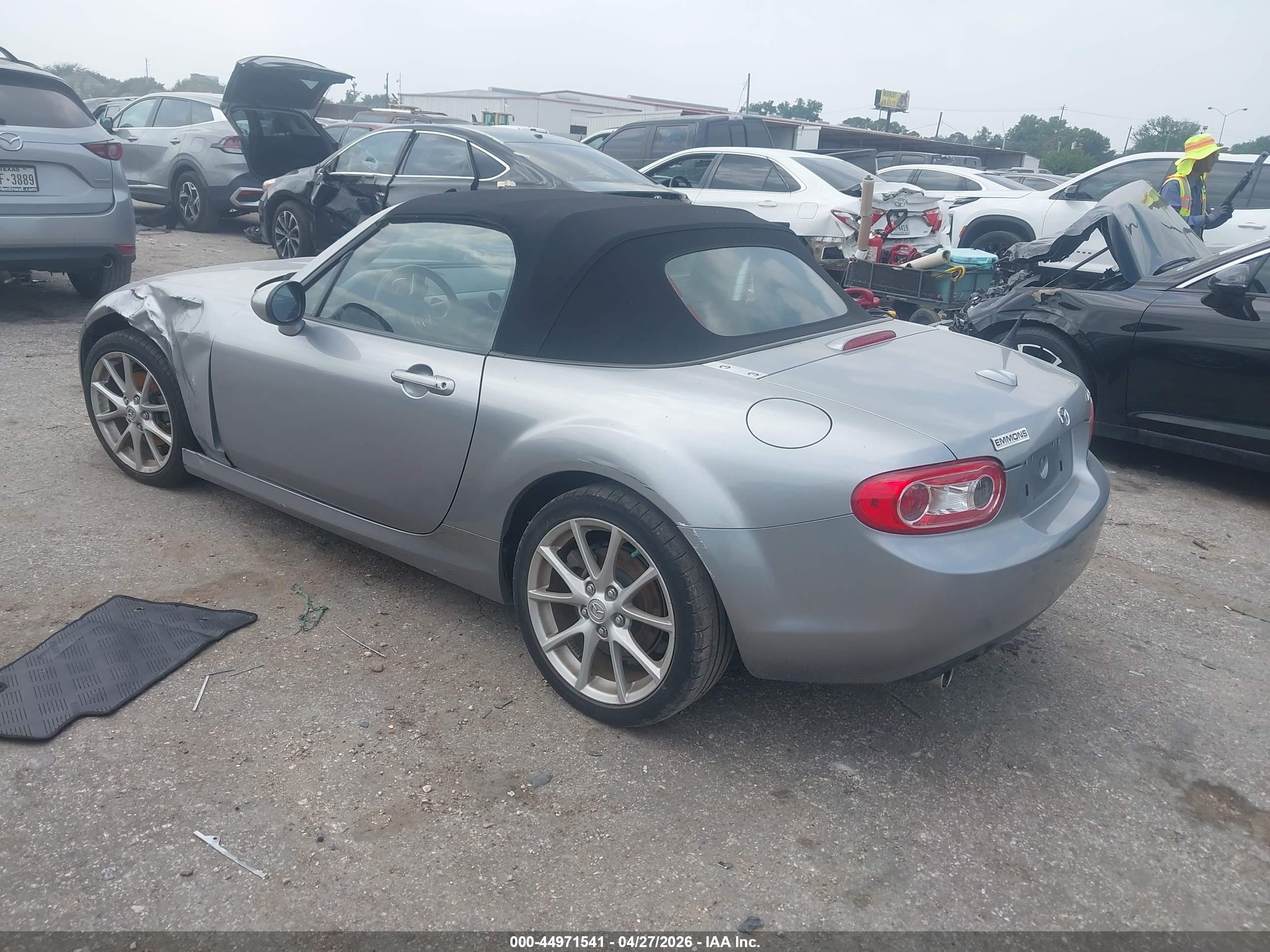 2011 Mazda Mx-5 Miata Grand Touring Silver vin: JM1NC2NF4B0218466