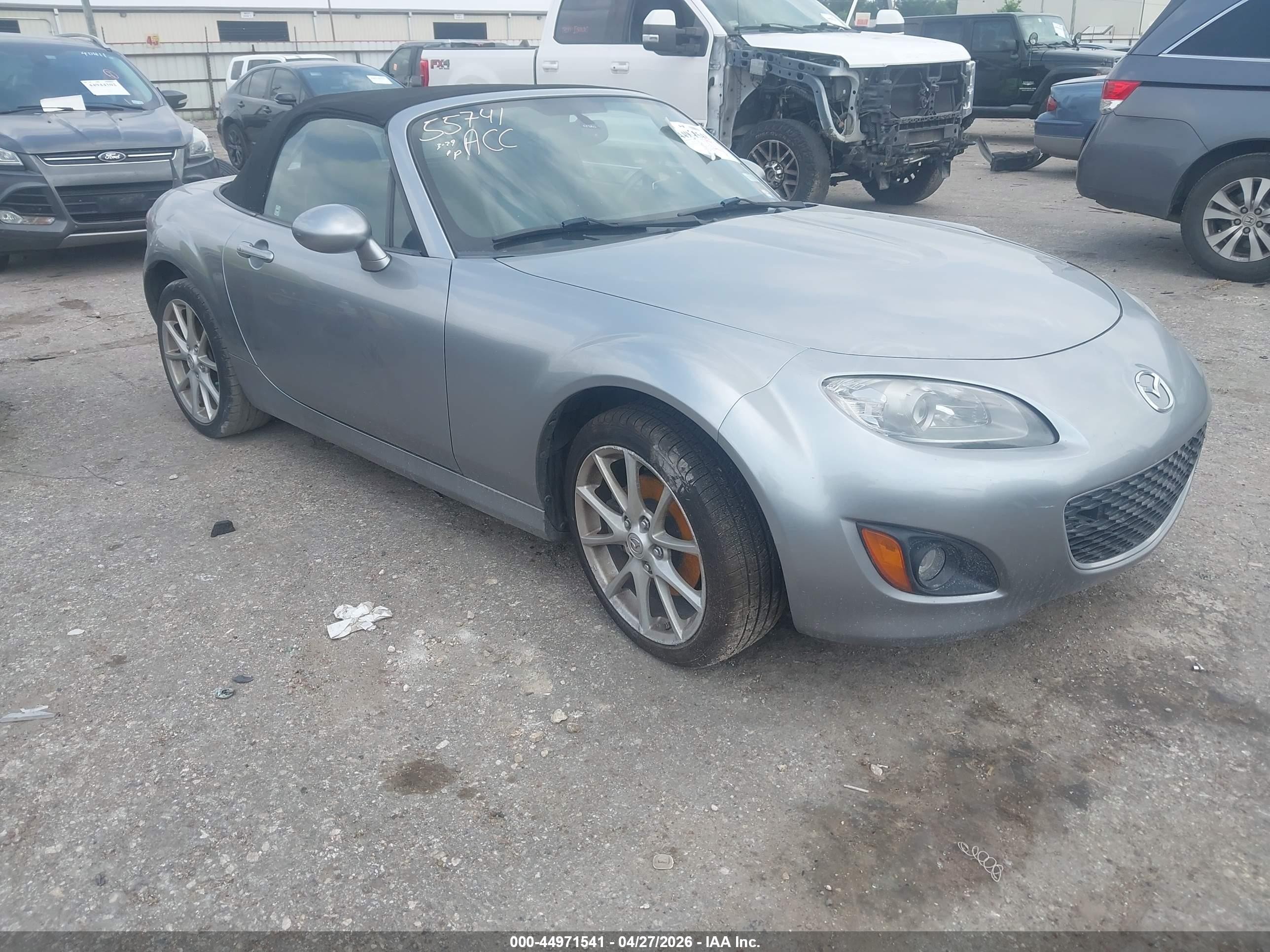 2011 Mazda Mx-5 Miata Grand Touring Silver vin: JM1NC2NF4B0218466