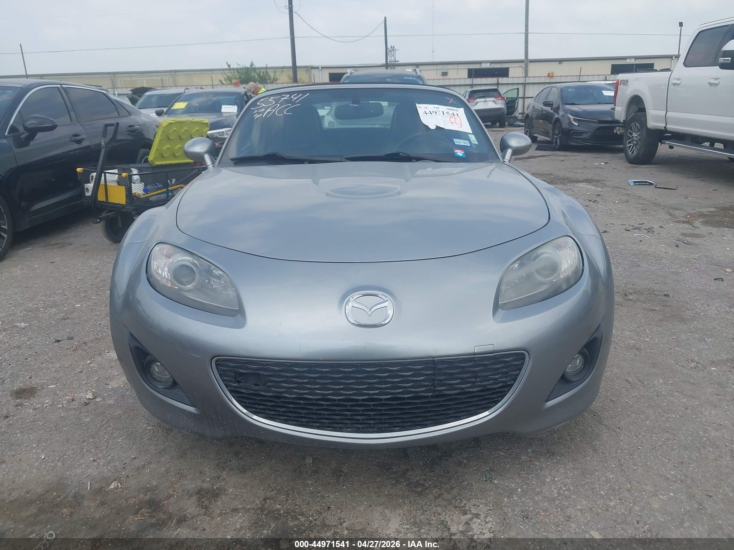 2011 Mazda Mx-5 Miata Grand Touring Silver vin: JM1NC2NF4B0218466