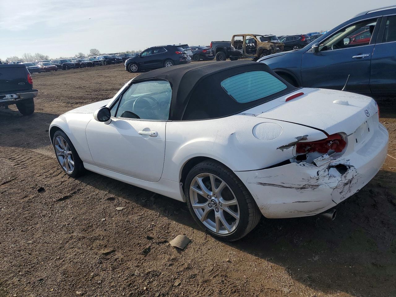 2013 Mazda Mx-5 Miata Grand Touring White vin: JM1NC2NF7D0229092