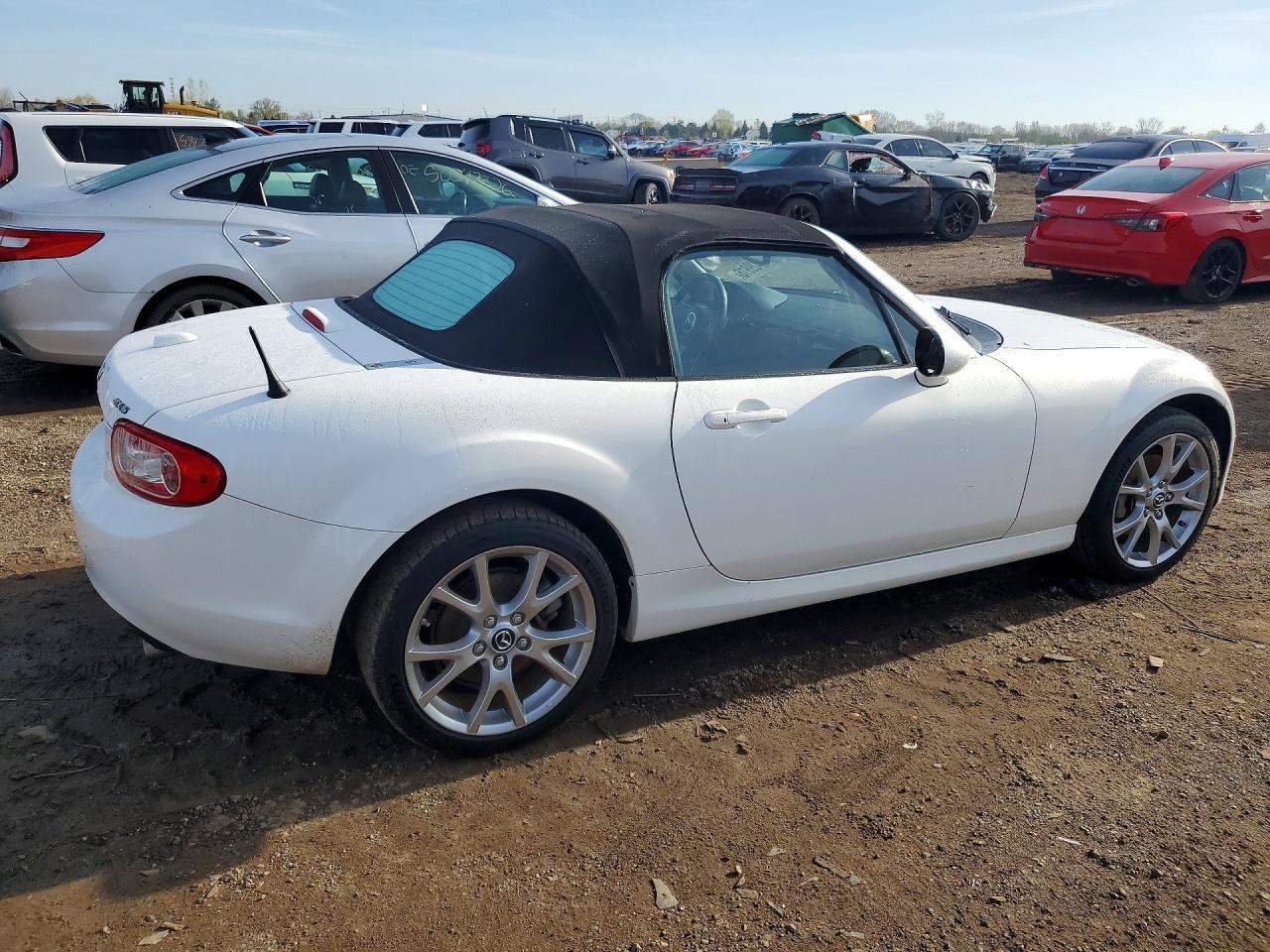 2013 Mazda Mx-5 Miata Grand Touring White vin: JM1NC2NF7D0229092