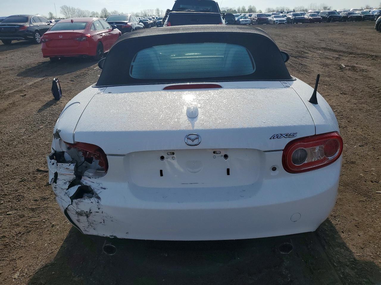 2013 Mazda Mx-5 Miata Grand Touring White vin: JM1NC2NF7D0229092