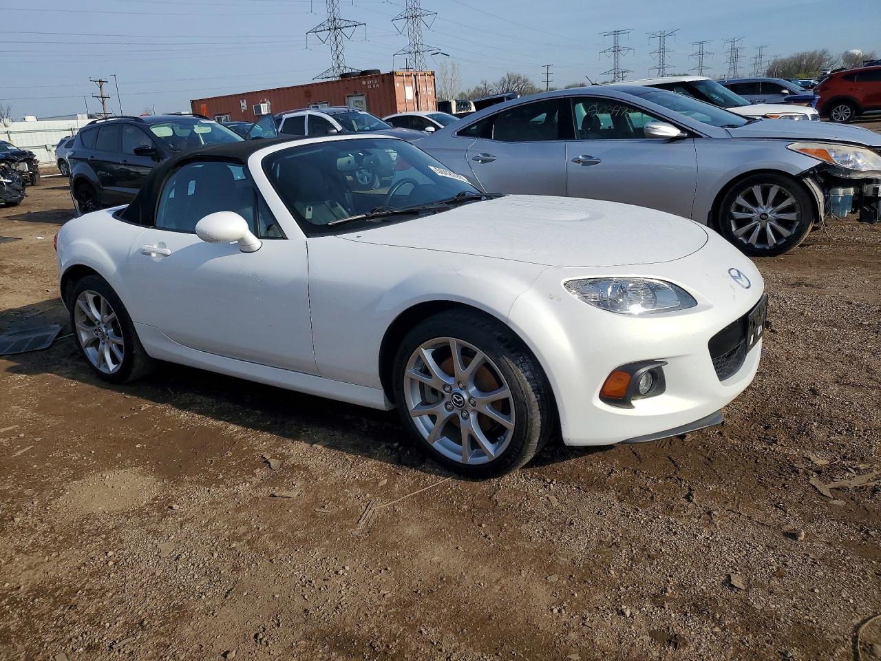 2013 Mazda Mx-5 Miata Grand Touring White vin: JM1NC2NF7D0229092