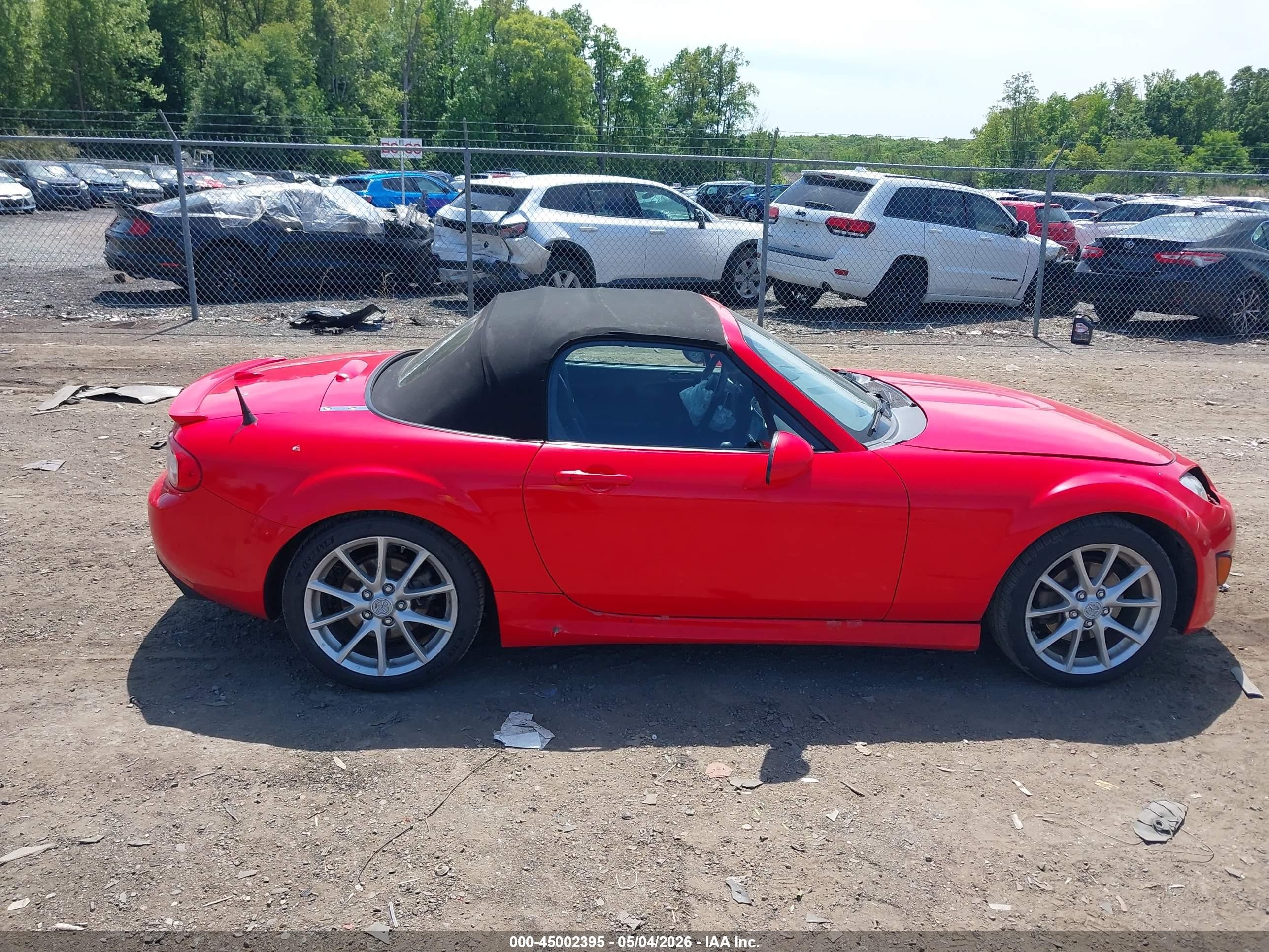 2011 Mazda Mx-5 Miata Grand Touring Red vin: JM1NC2NF9B0213683