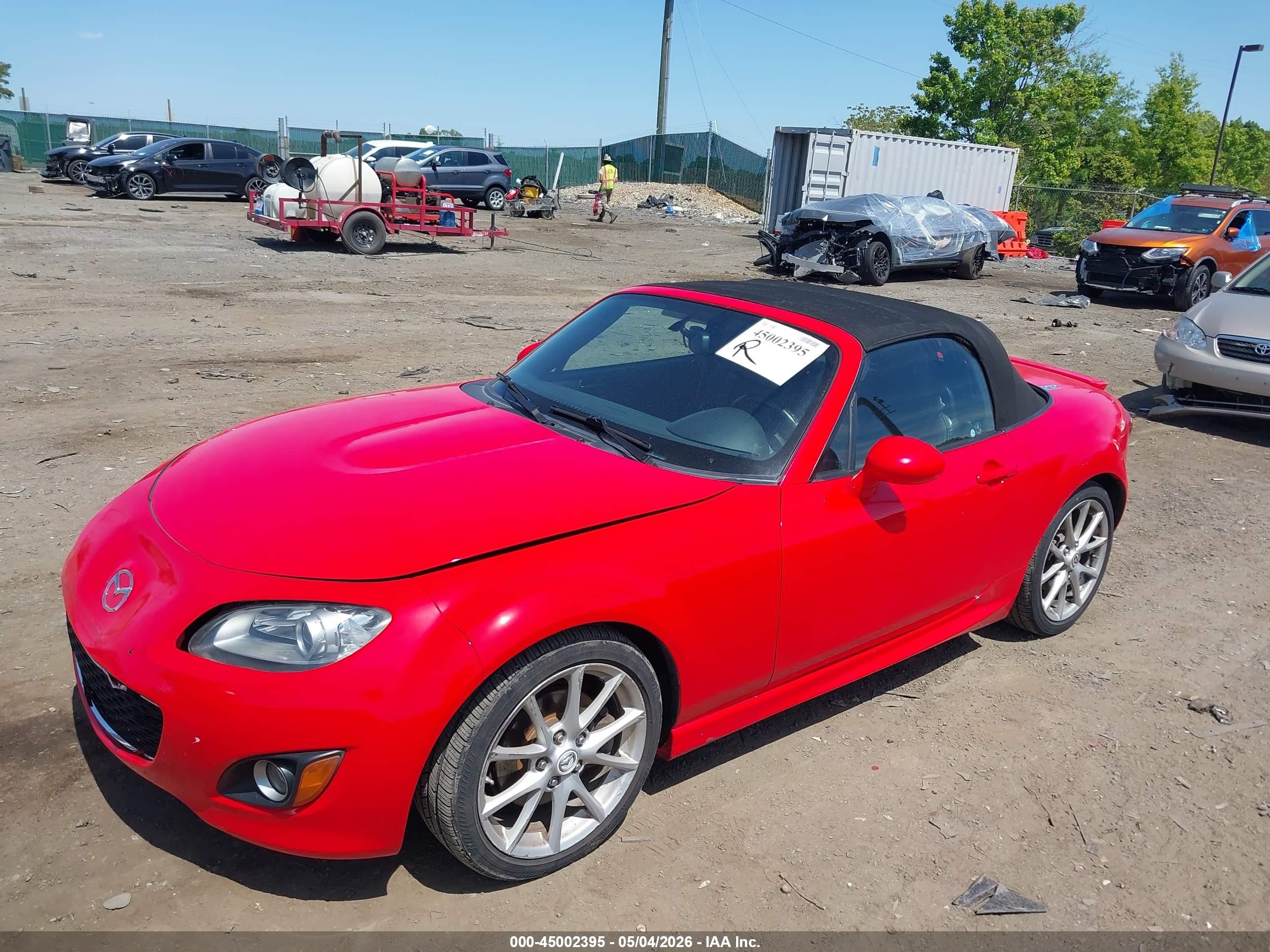 2011 Mazda Mx-5 Miata Grand Touring Red vin: JM1NC2NF9B0213683
