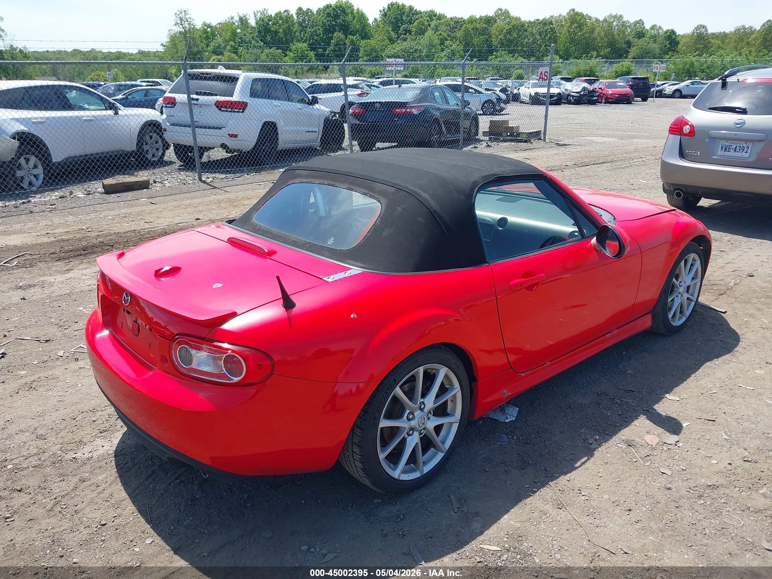 2011 Mazda Mx-5 Miata Grand Touring Red vin: JM1NC2NF9B0213683