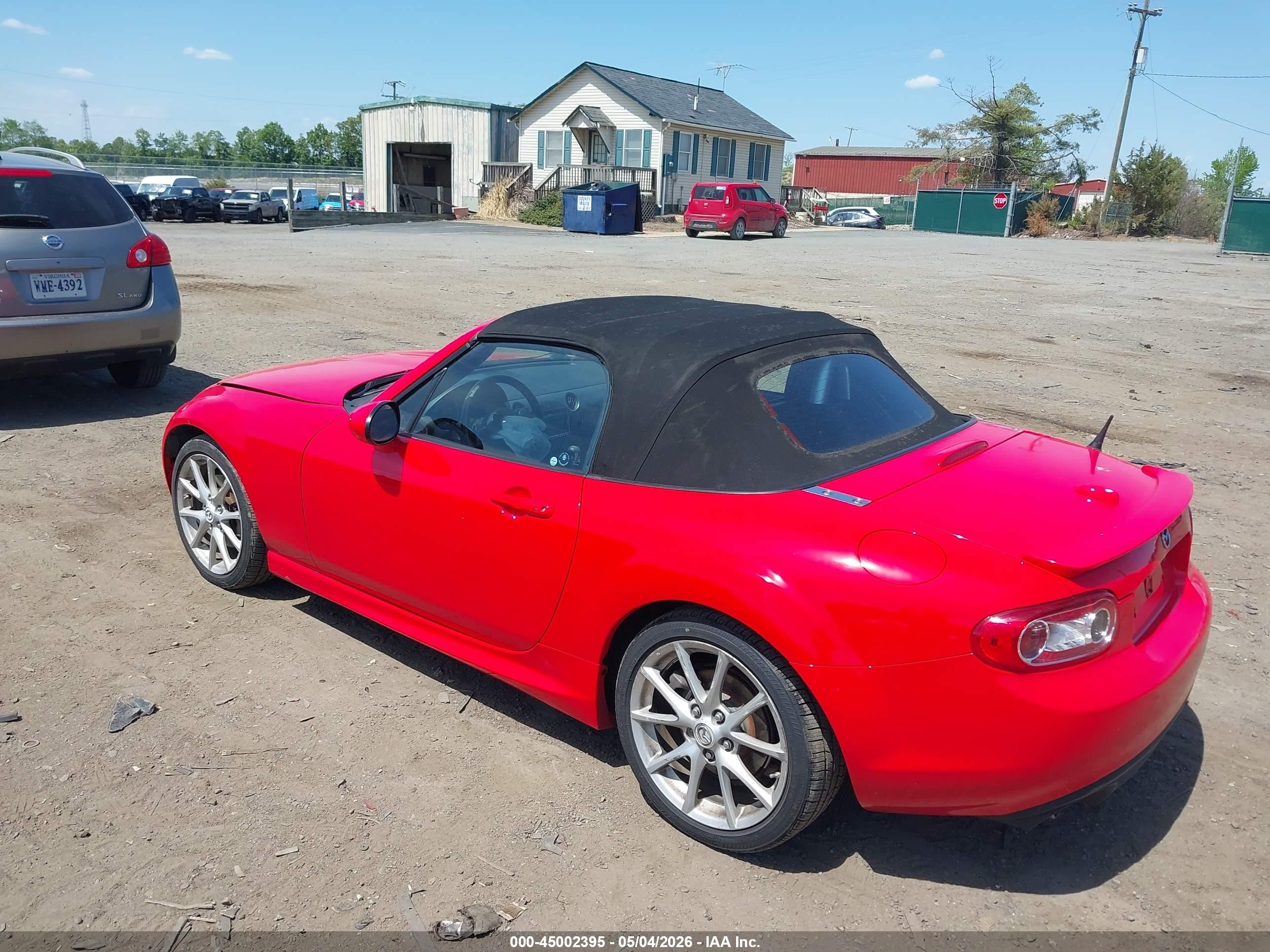 2011 Mazda Mx-5 Miata Grand Touring Red vin: JM1NC2NF9B0213683