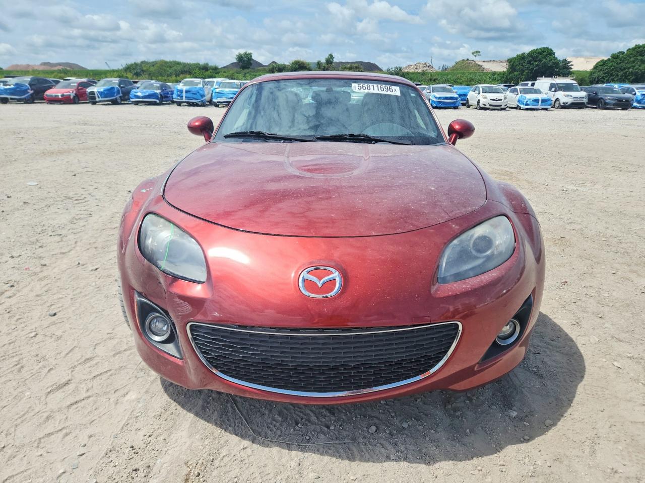 2012 Mazda Mx-5 Miata Burgundy vin: JM1NC2PF0C0221248
