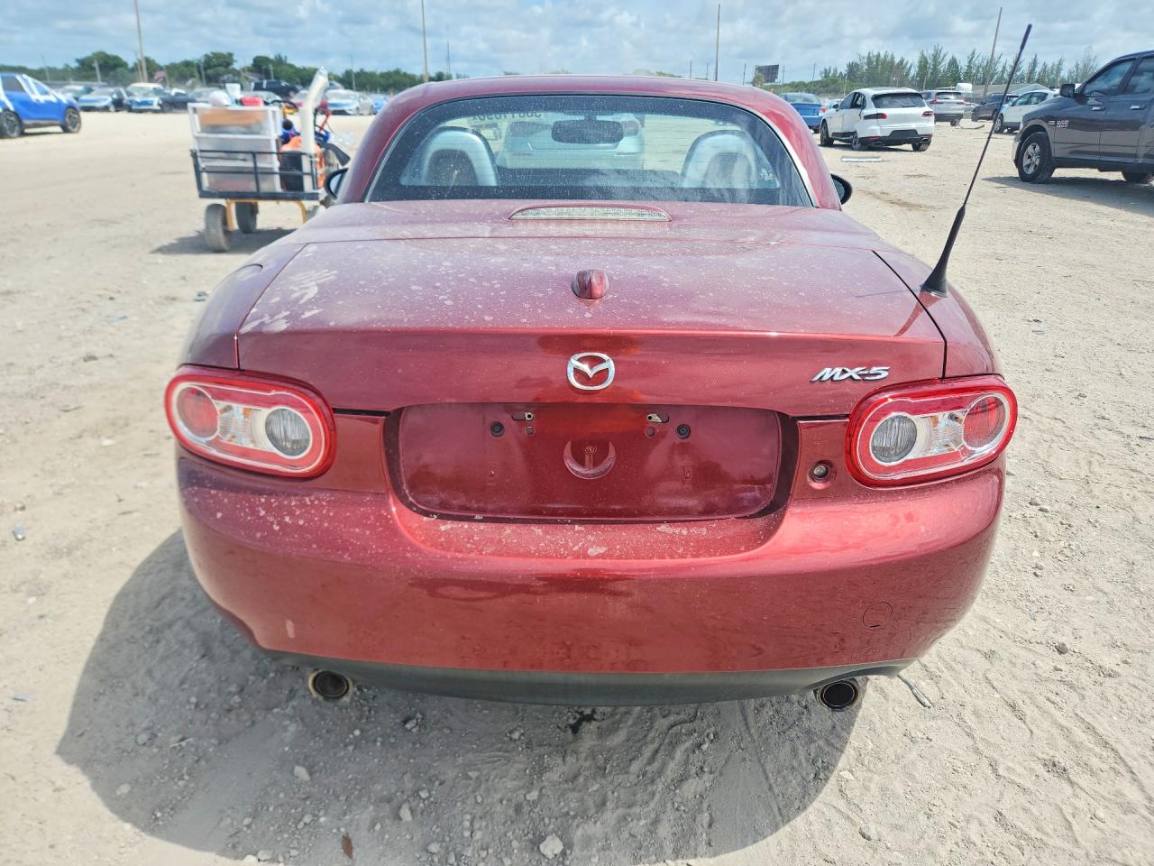 2012 Mazda Mx-5 Miata Burgundy vin: JM1NC2PF0C0221248