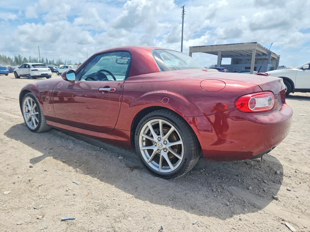 2012 Mazda Mx-5 Miata Burgundy vin: JM1NC2PF0C0221248