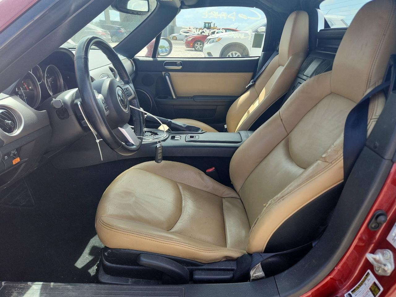 2012 Mazda Mx-5 Miata Burgundy vin: JM1NC2PF0C0221248