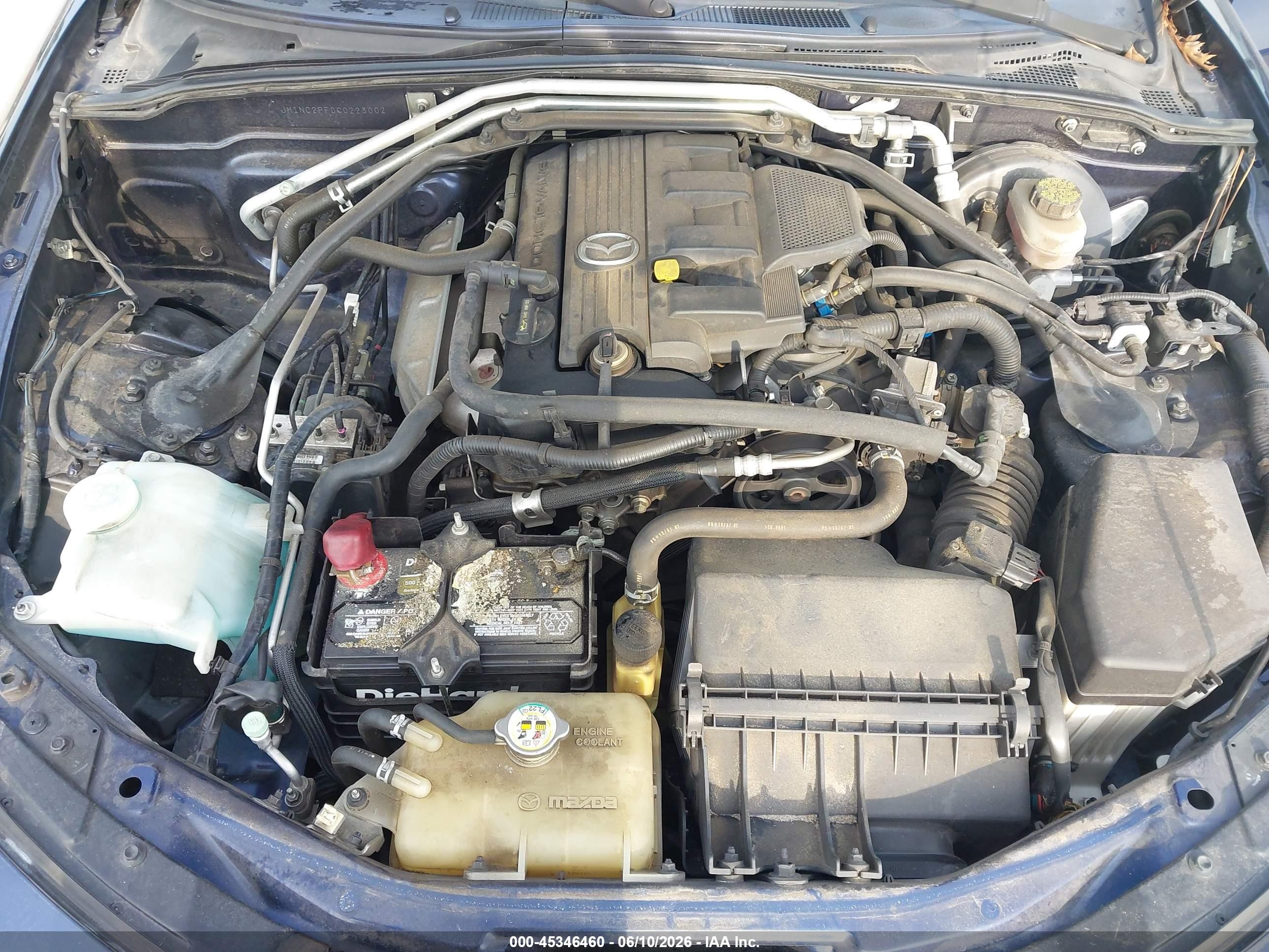 2012 Mazda Mx-5 Miata Grand Touring Blue vin: JM1NC2PF0C0223002