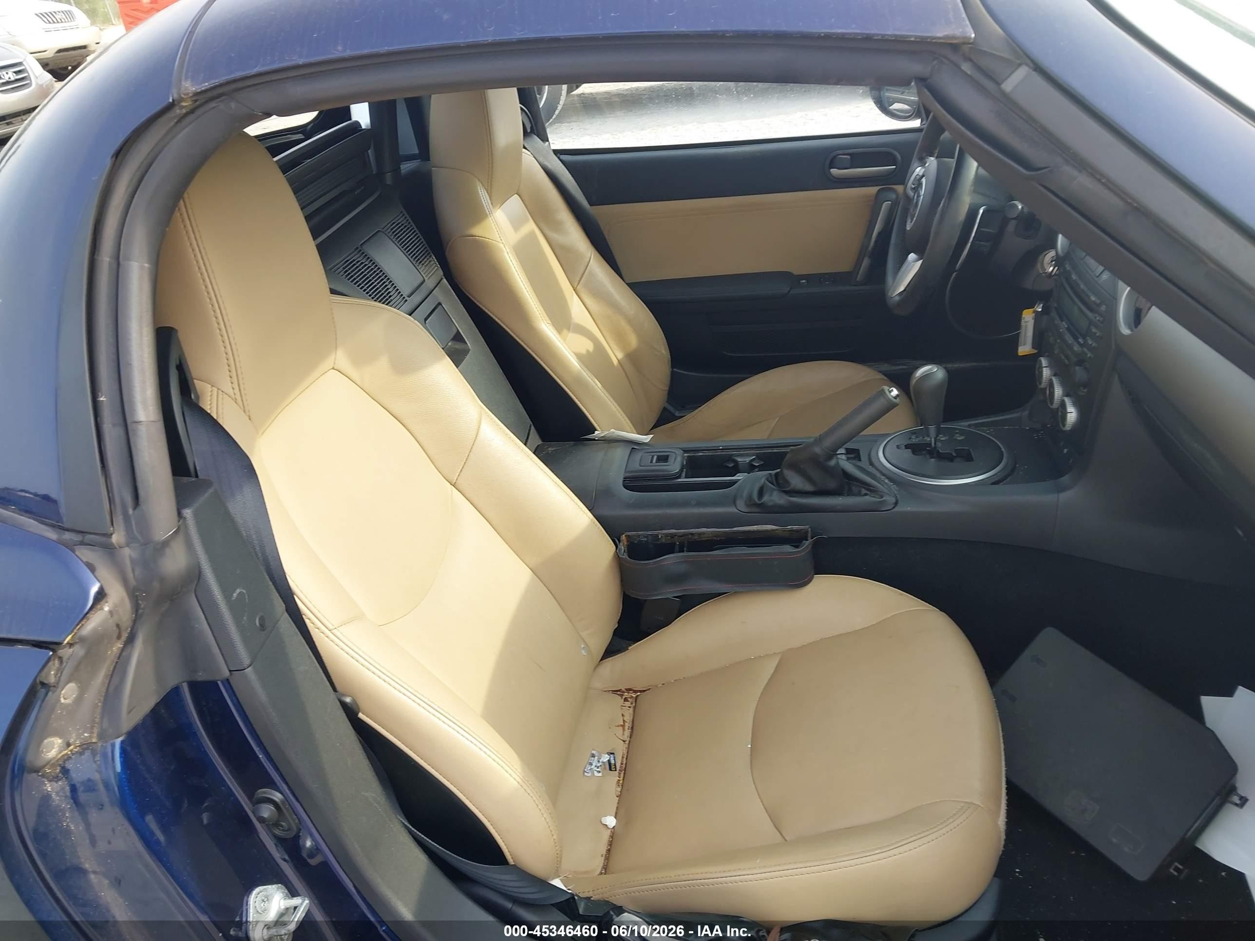 2012 Mazda Mx-5 Miata Grand Touring Blue vin: JM1NC2PF0C0223002