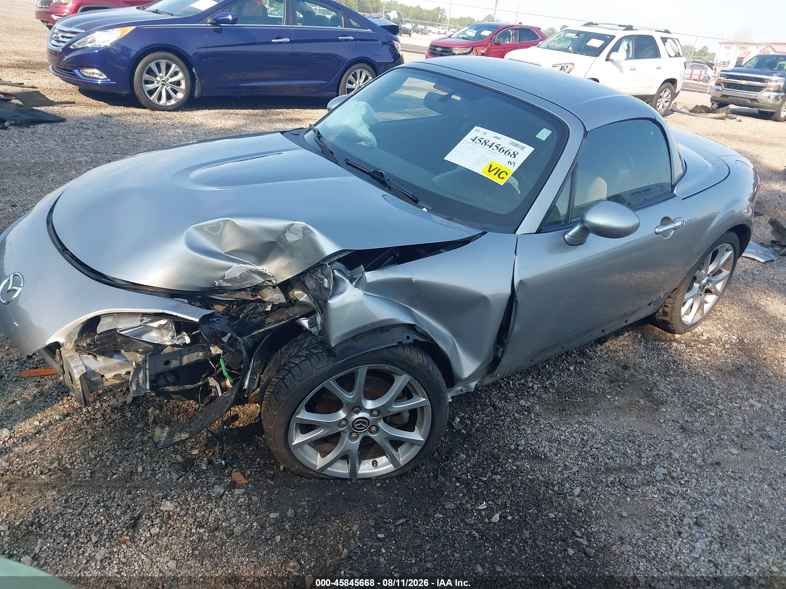 2013 Mazda Mx-5 Miata Grand Touring Silver vin: JM1NC2PF0D0232462