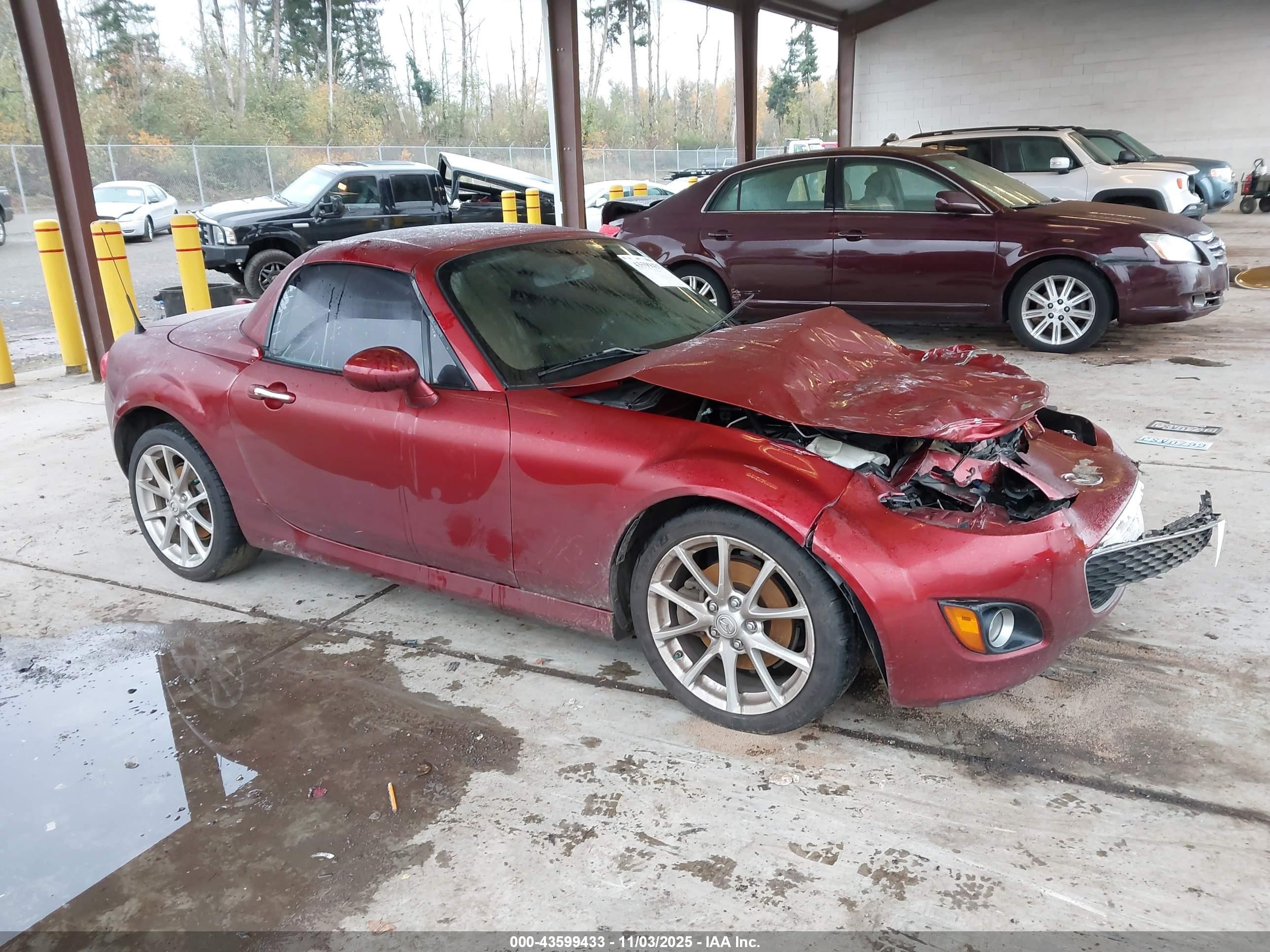 2011 Mazda Mx-5 Miata Grand Touring Red vin: JM1NC2PF1B0215425