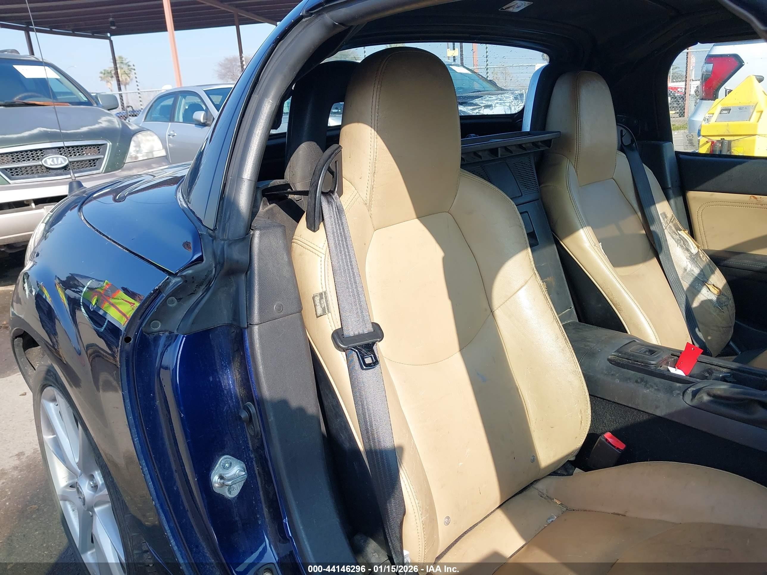 2011 Mazda Mx-5 Miata Grand Touring Dark Blue vin: JM1NC2PF2B0213375