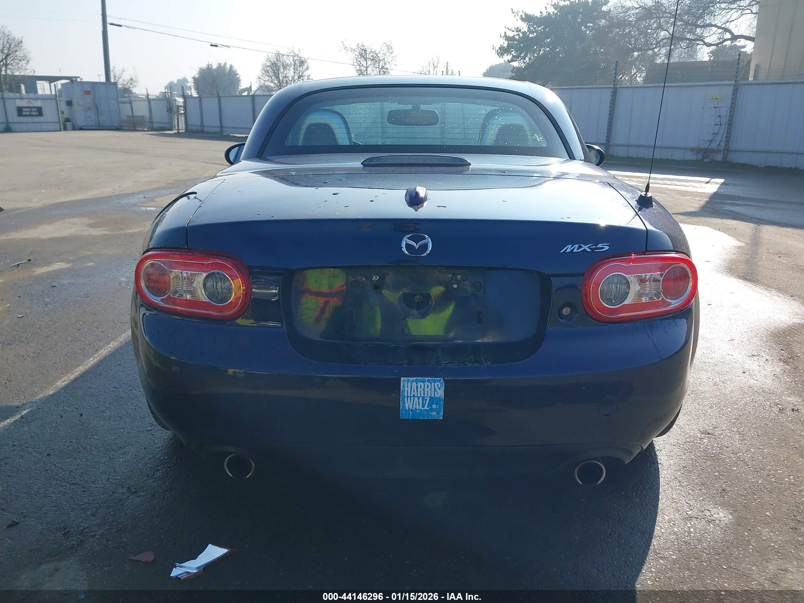 2011 Mazda Mx-5 Miata Grand Touring Dark Blue vin: JM1NC2PF2B0213375