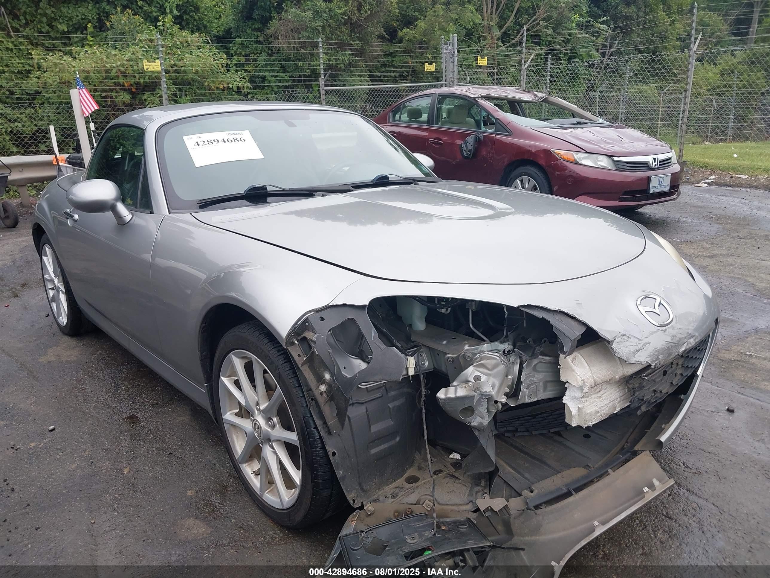 2011 Mazda Mx-5 Miata Grand Touring Silver vin: JM1NC2PF2B0214784