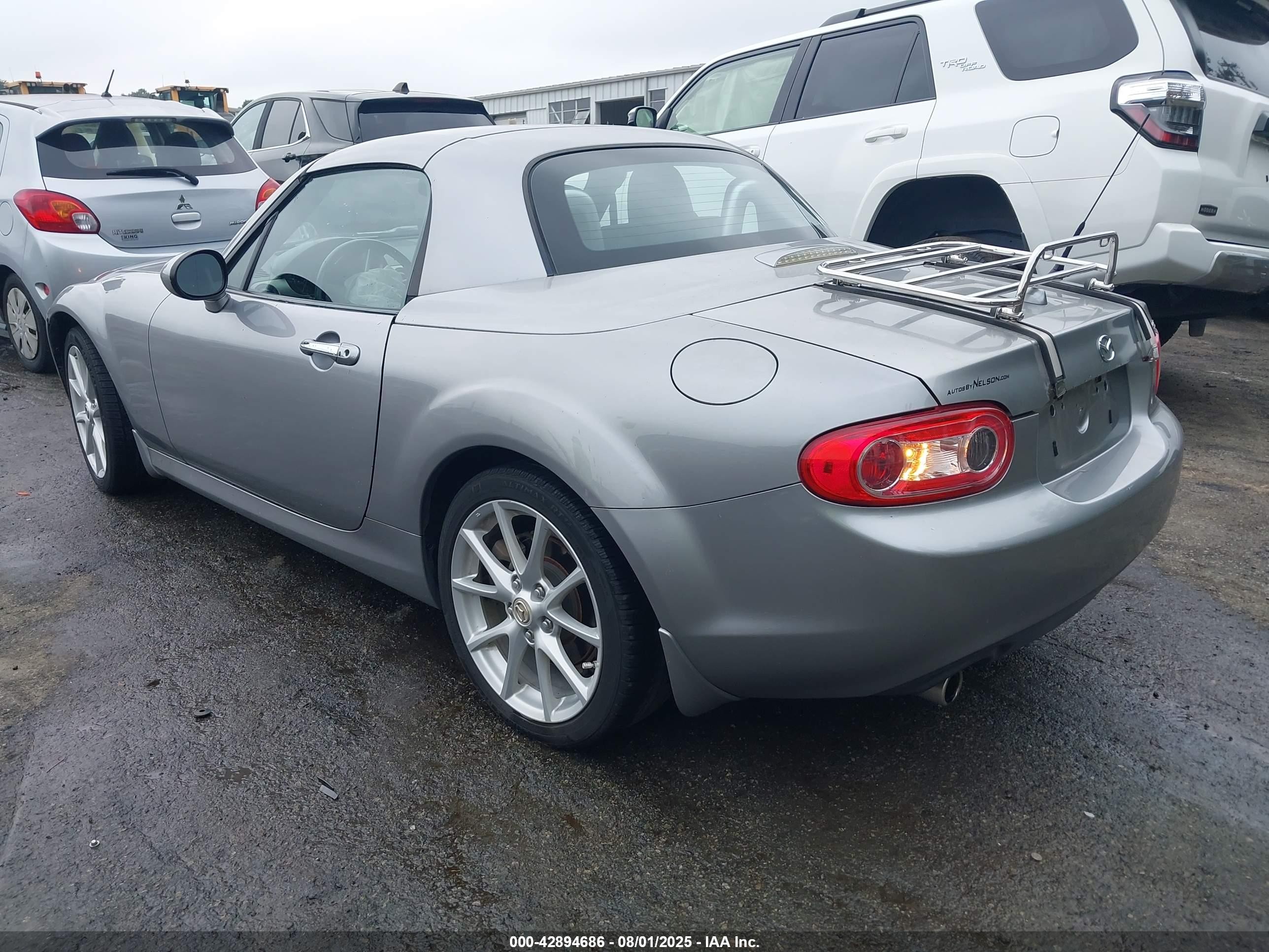 2011 Mazda Mx-5 Miata Grand Touring Silver vin: JM1NC2PF2B0214784