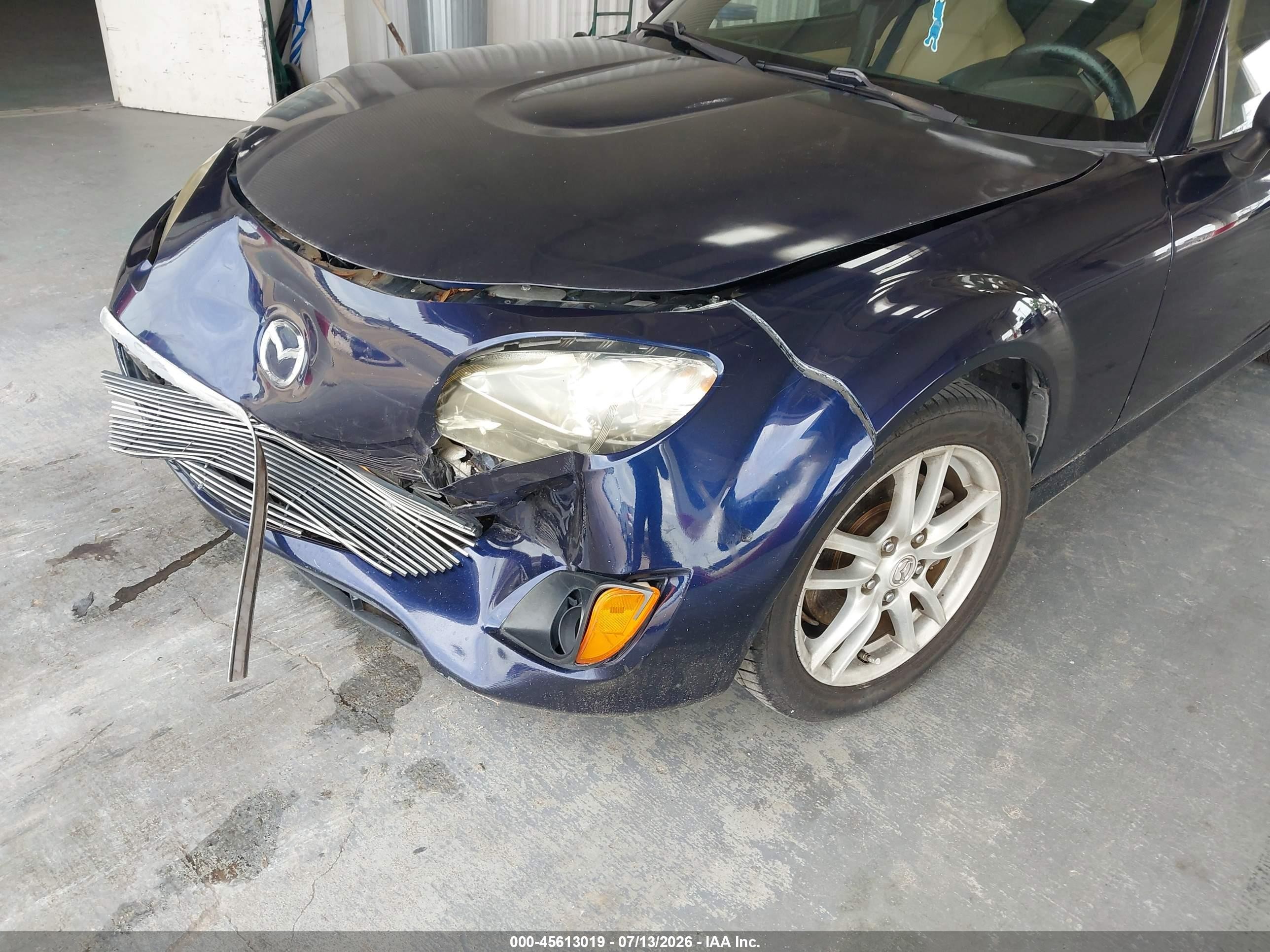 2012 Mazda Mx-5 Miata Grand Touring Blue vin: JM1NC2PF2C0220392
