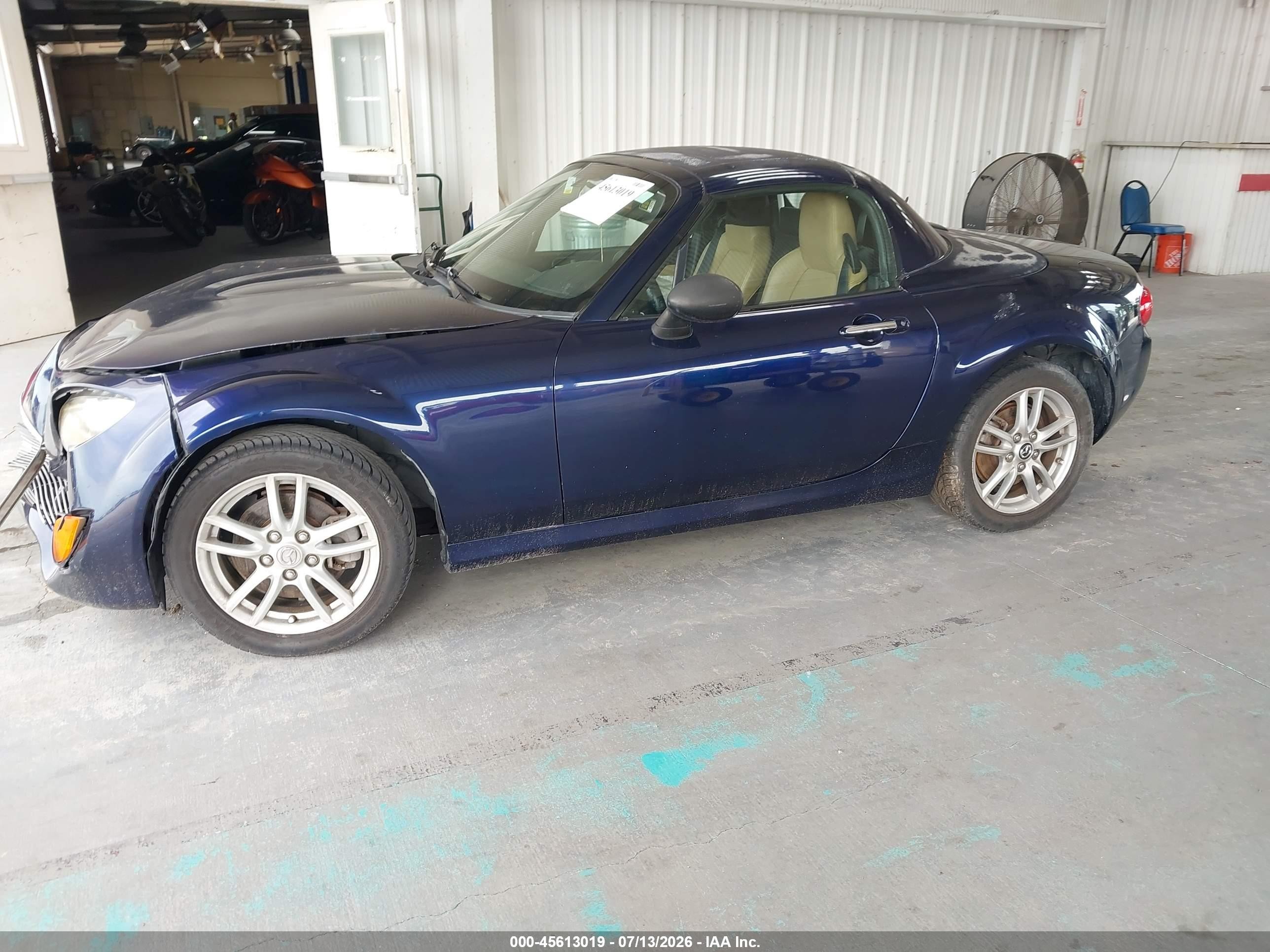 2012 Mazda Mx-5 Miata Grand Touring Blue vin: JM1NC2PF2C0220392