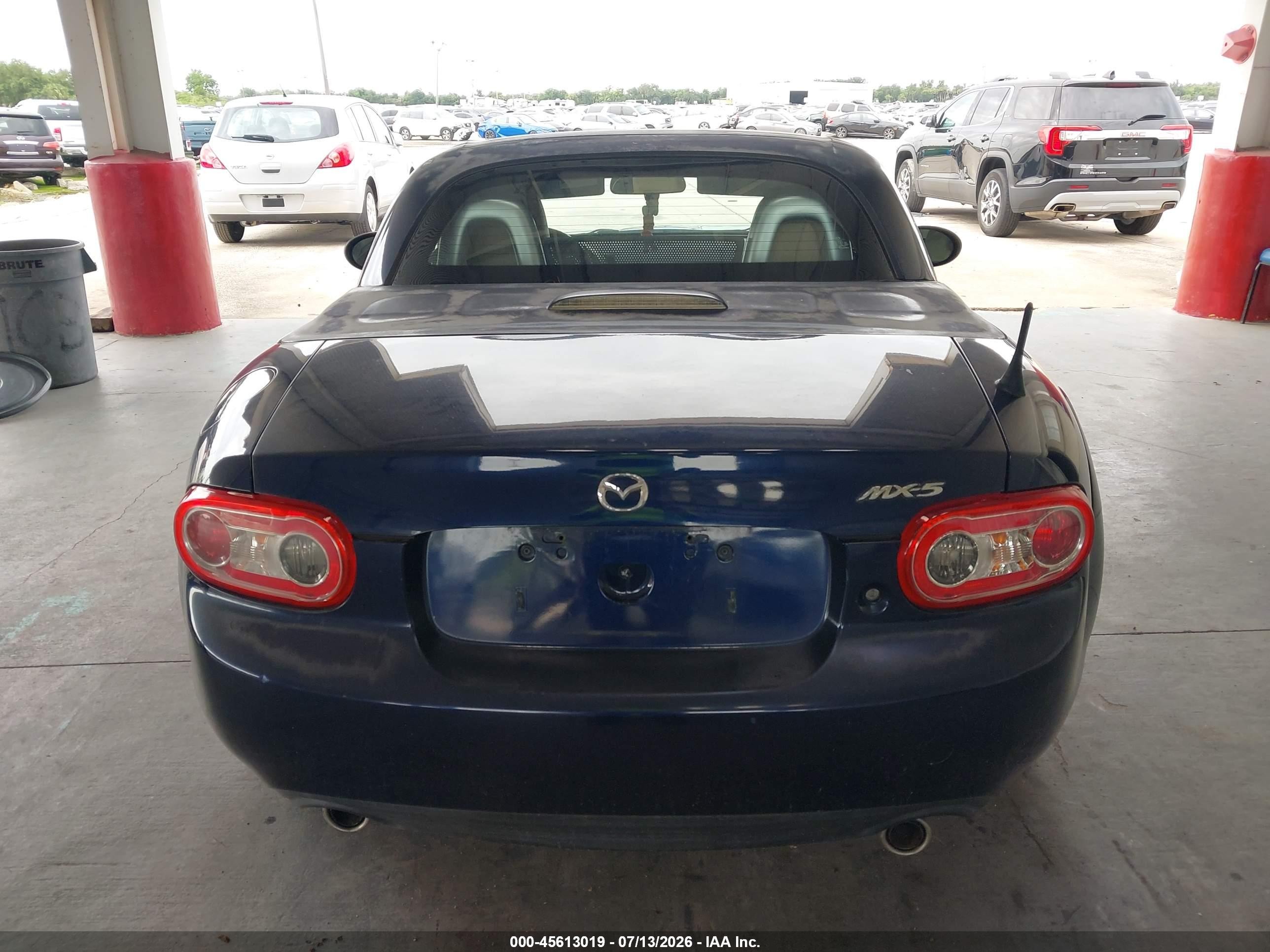 2012 Mazda Mx-5 Miata Grand Touring Blue vin: JM1NC2PF2C0220392
