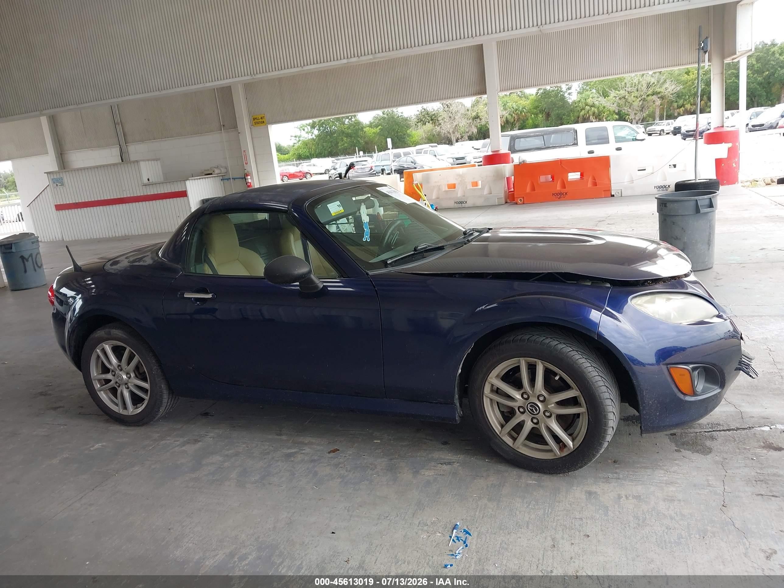 2012 Mazda Mx-5 Miata Grand Touring Blue vin: JM1NC2PF2C0220392