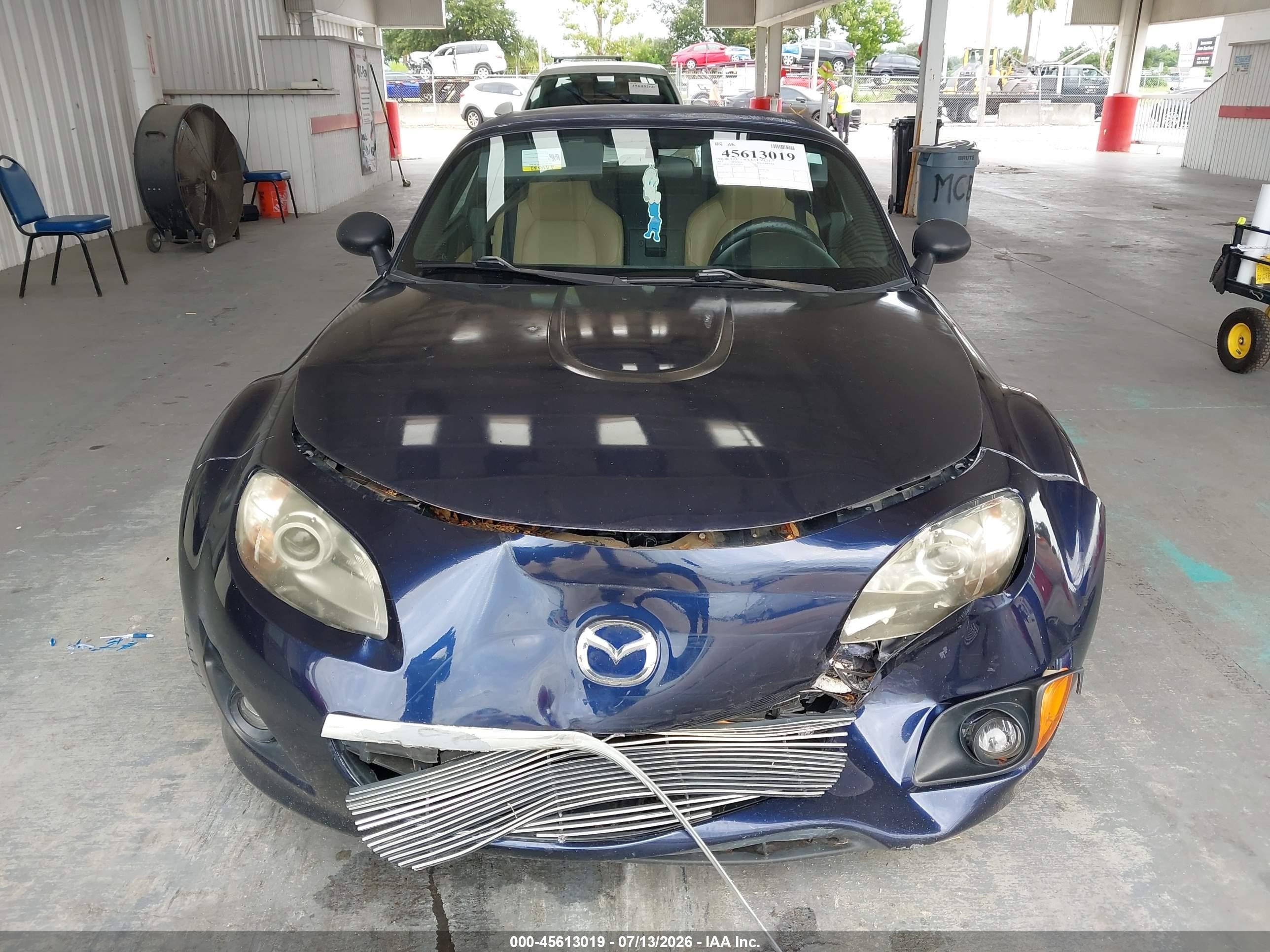 2012 Mazda Mx-5 Miata Grand Touring Blue vin: JM1NC2PF2C0220392