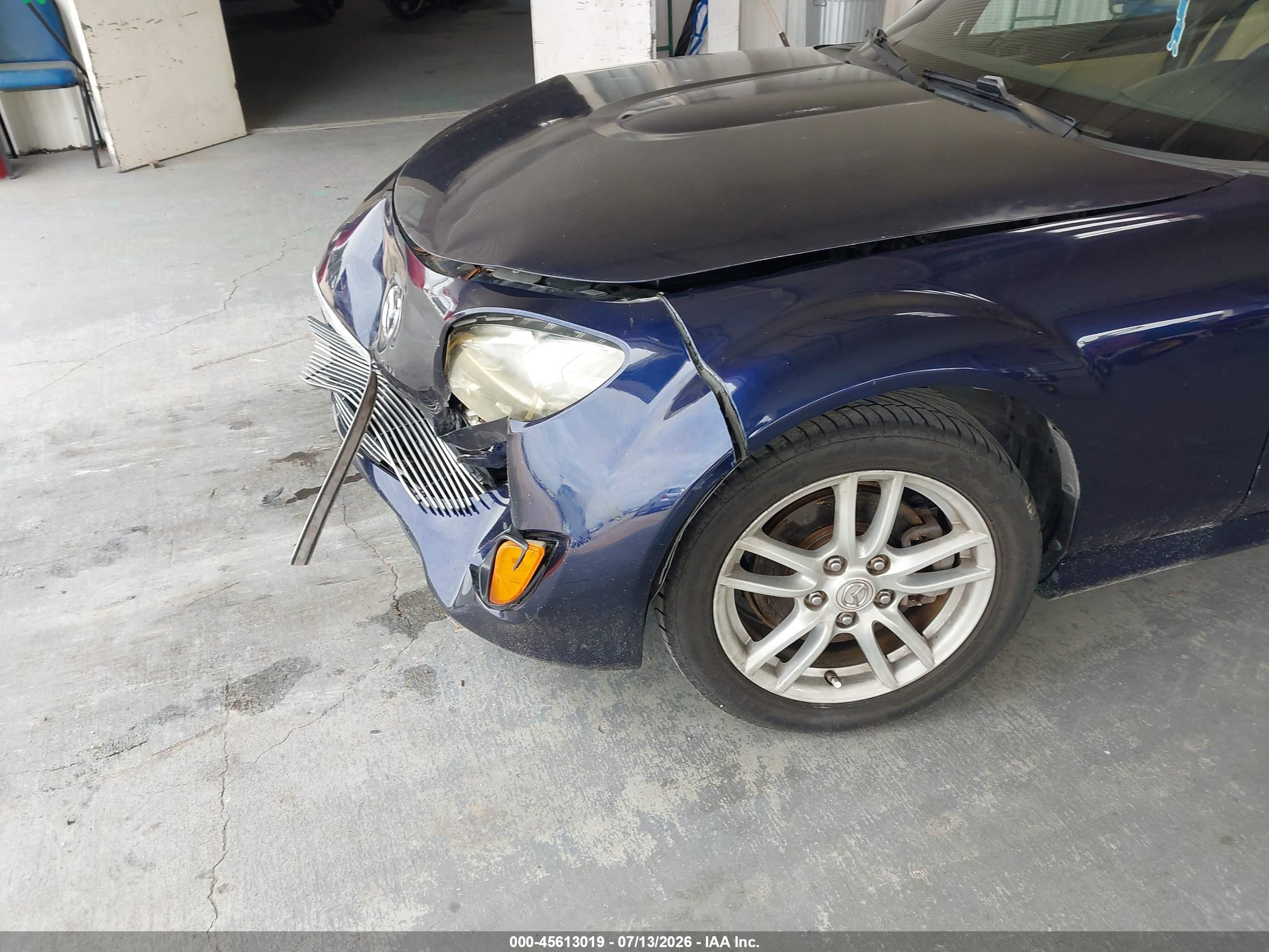2012 Mazda Mx-5 Miata Grand Touring Blue vin: JM1NC2PF2C0220392