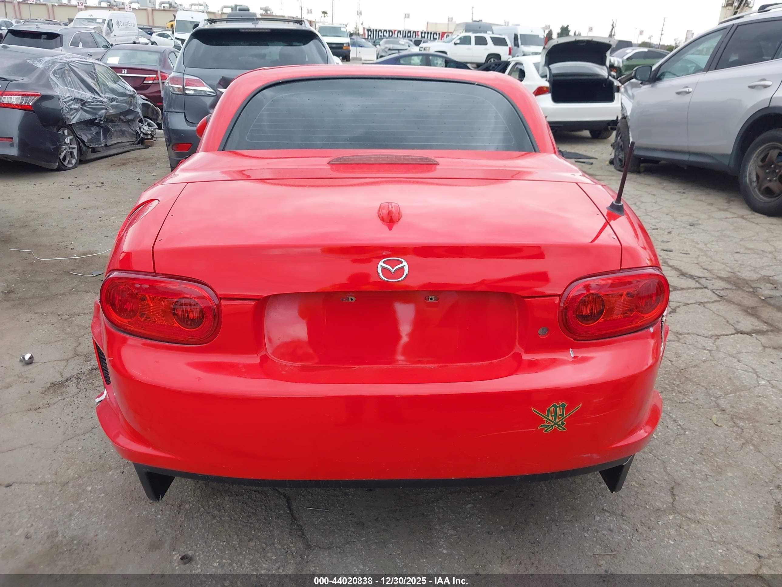 2011 Mazda Mx-5 Miata Grand Touring Red vin: JM1NC2PF3B0214826