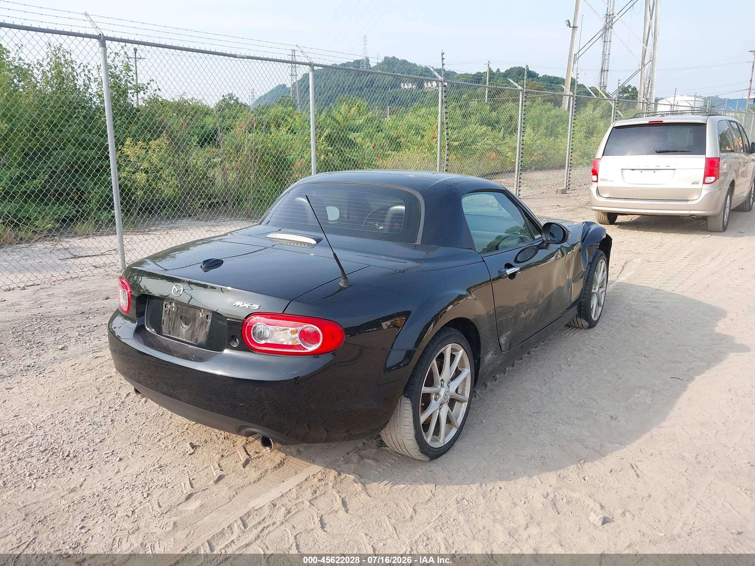 2011 Mazda Mx-5 Miata Grand Touring Black vin: JM1NC2PF4B0214253