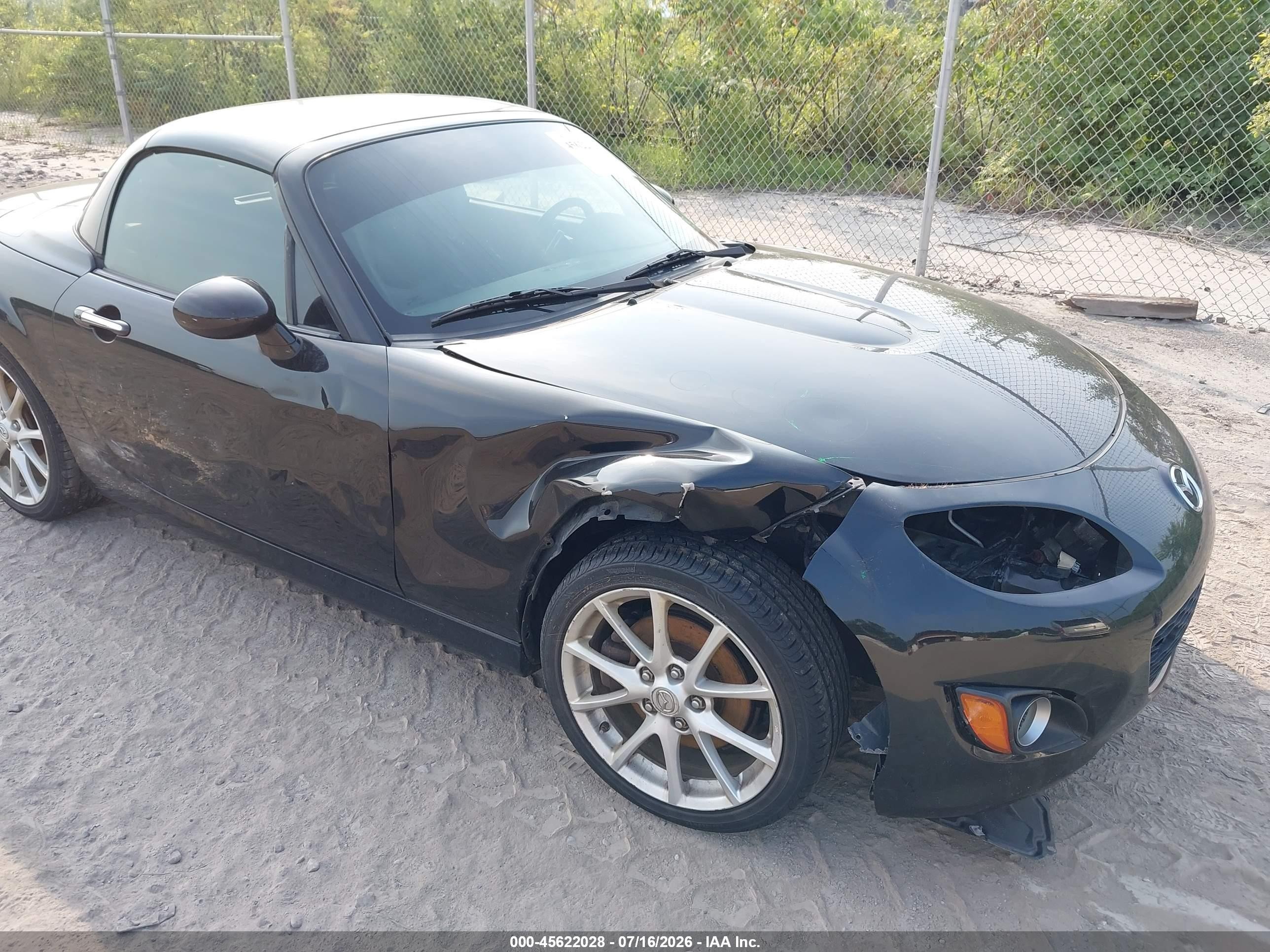2011 Mazda Mx-5 Miata Grand Touring Black vin: JM1NC2PF4B0214253