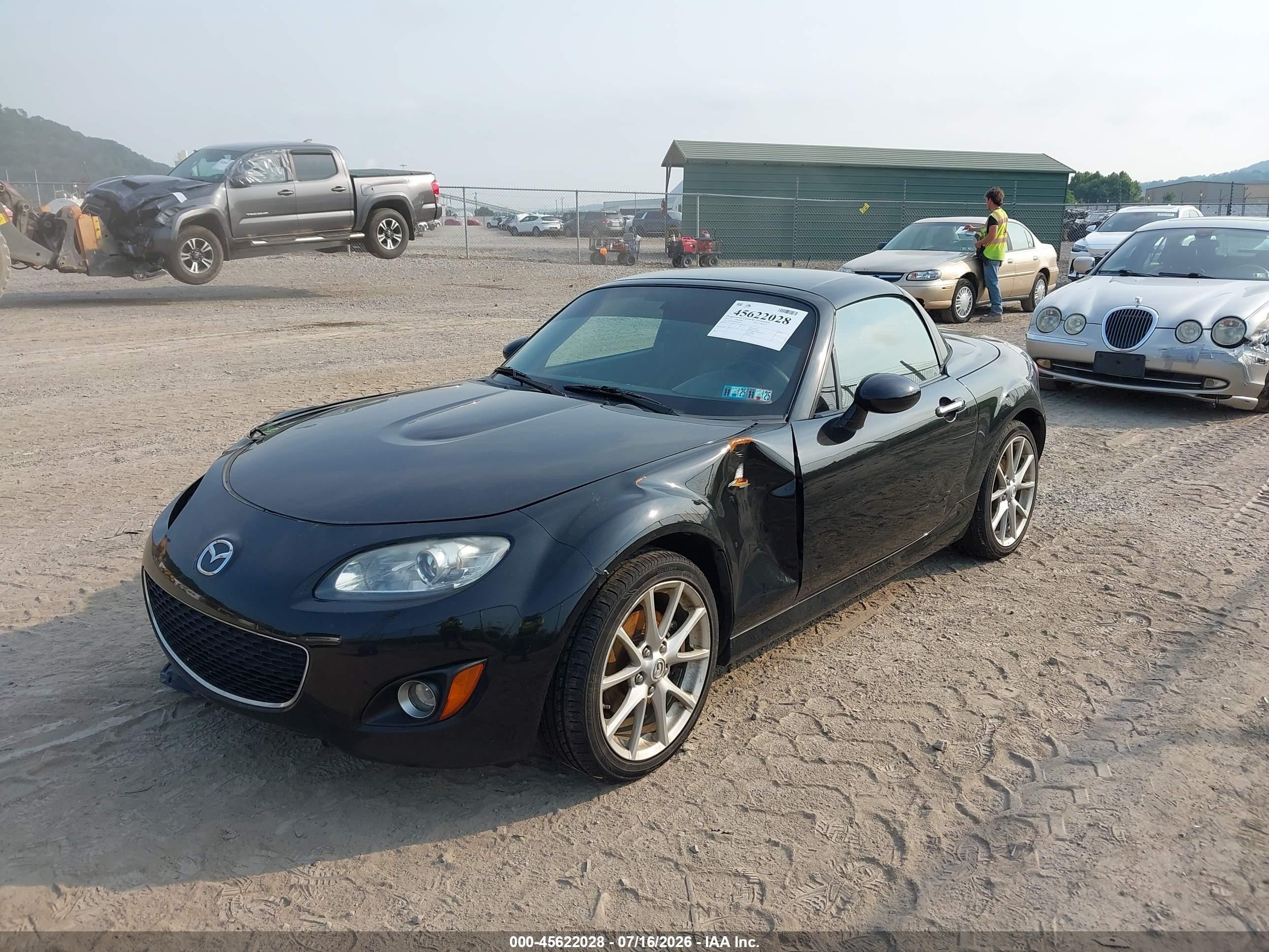 2011 Mazda Mx-5 Miata Grand Touring Black vin: JM1NC2PF4B0214253