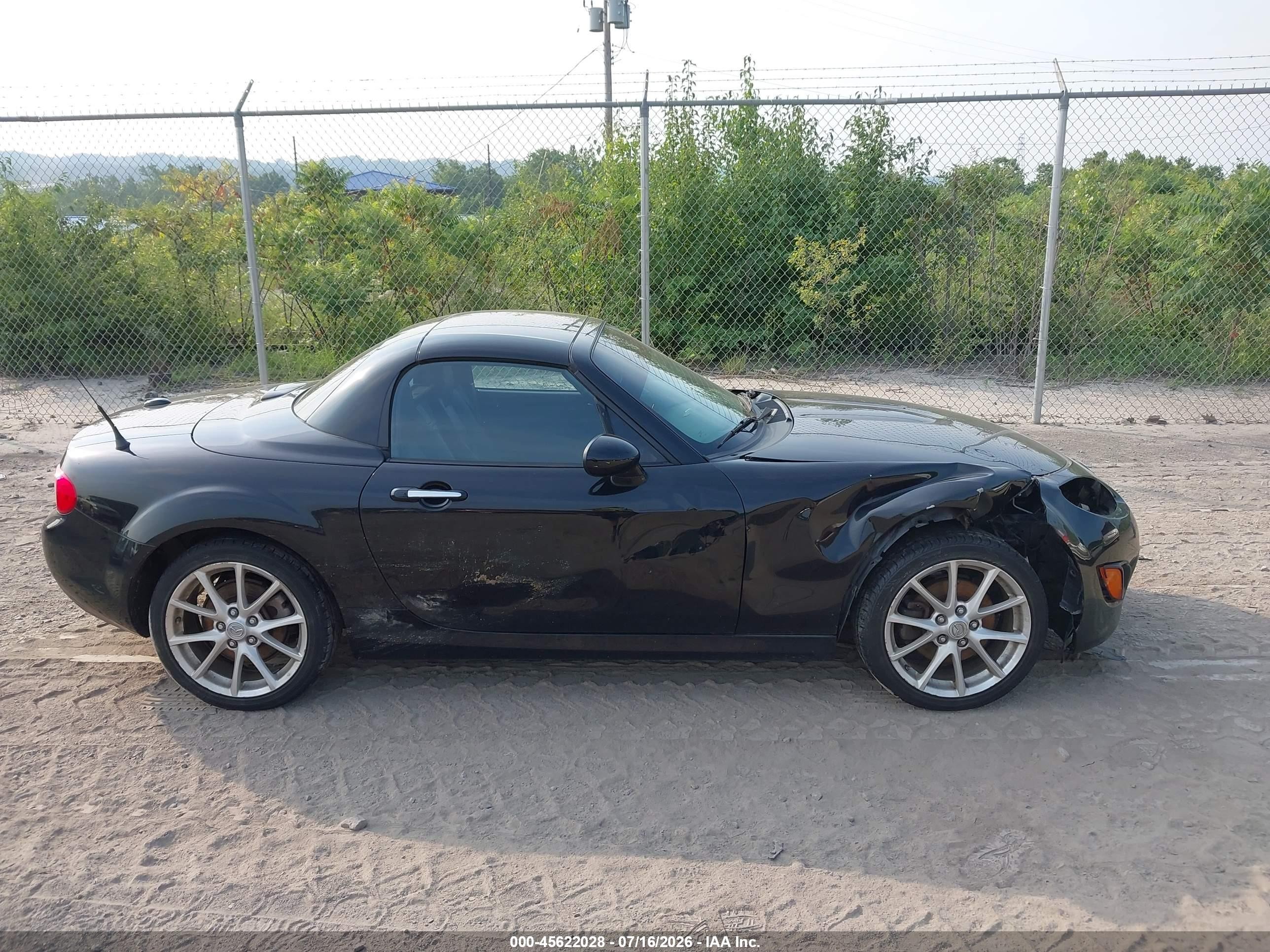 2011 Mazda Mx-5 Miata Grand Touring Black vin: JM1NC2PF4B0214253