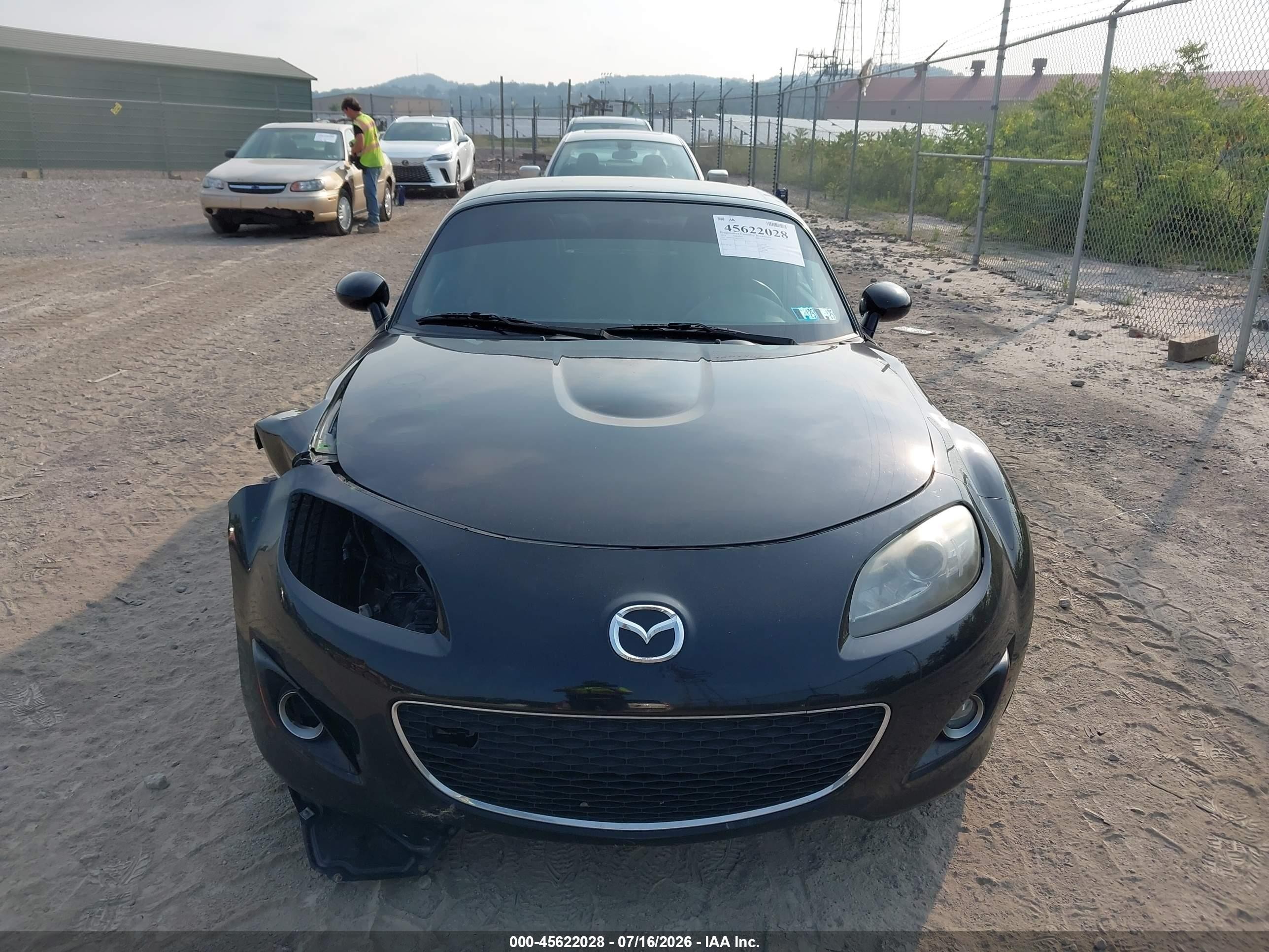 2011 Mazda Mx-5 Miata Grand Touring Black vin: JM1NC2PF4B0214253