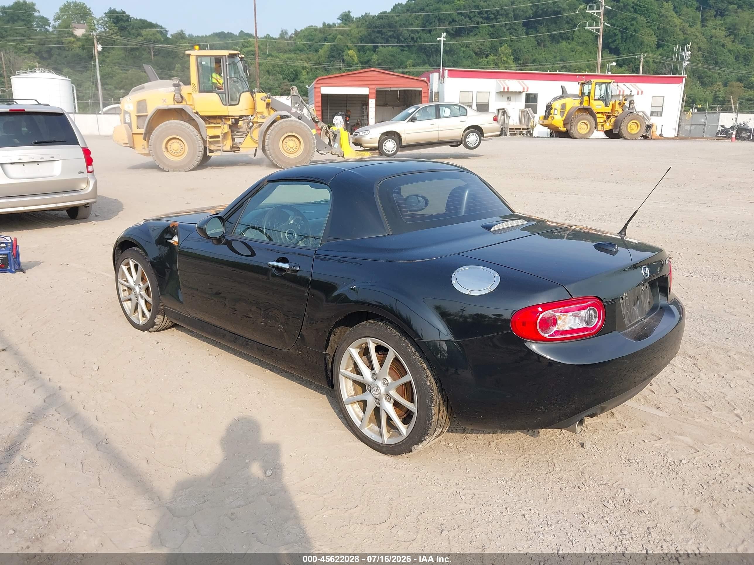 2011 Mazda Mx-5 Miata Grand Touring Black vin: JM1NC2PF4B0214253
