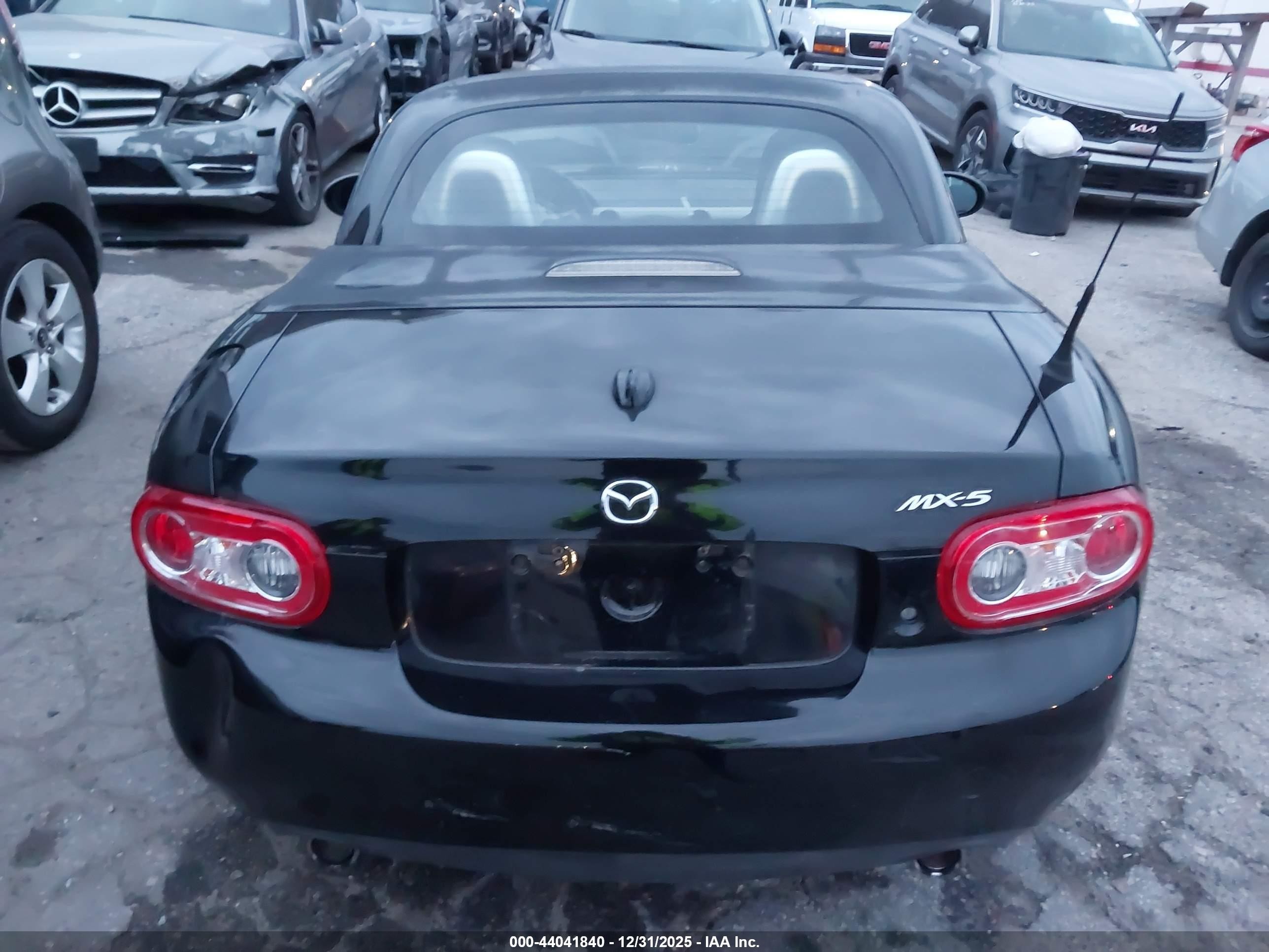 2011 Mazda Mx-5 Miata Grand Touring Black vin: JM1NC2PF4B0214267