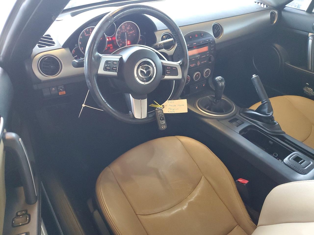 2012 Mazda Mx-5 Miata White vin: JM1NC2PF4C0225609