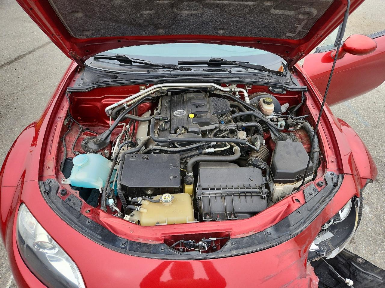 2014 Mazda Mx-5 Miata Grand Touring Red vin: JM1NC2PF4E0236841