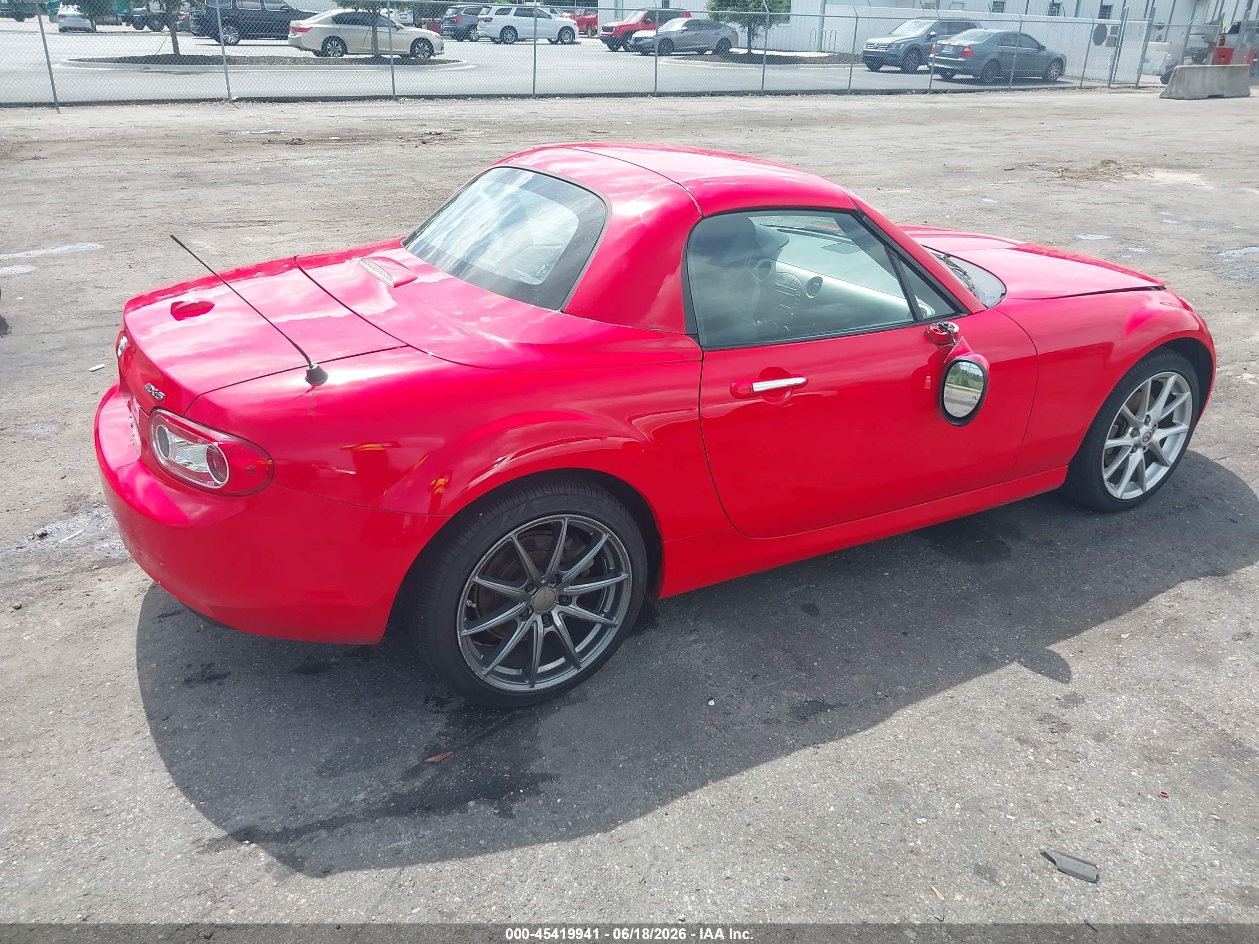 2011 Mazda Mx-5 Miata Grand Touring Red vin: JM1NC2PF5B0216402